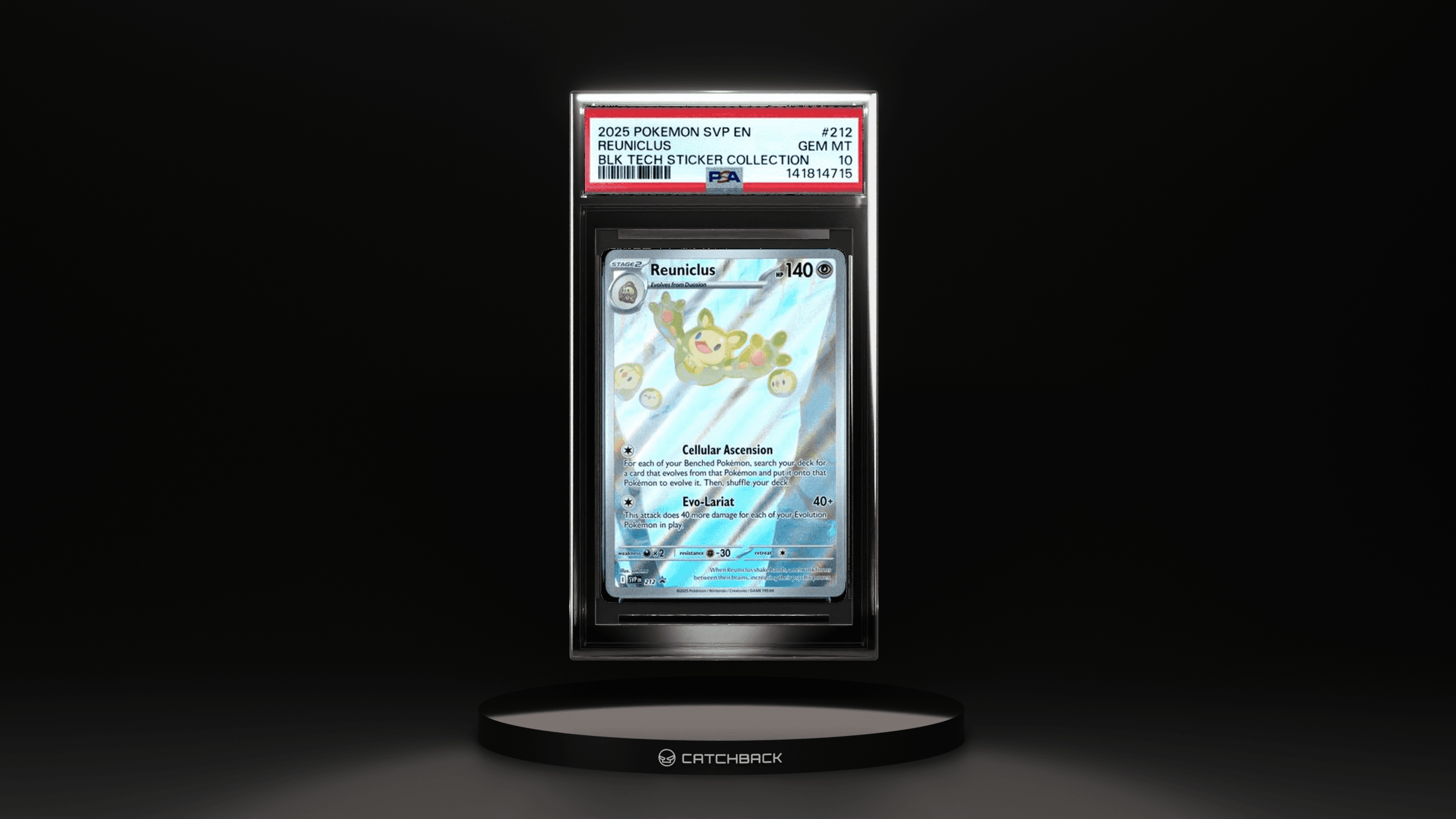 Reuniclus Blk Tech Sticker Collection