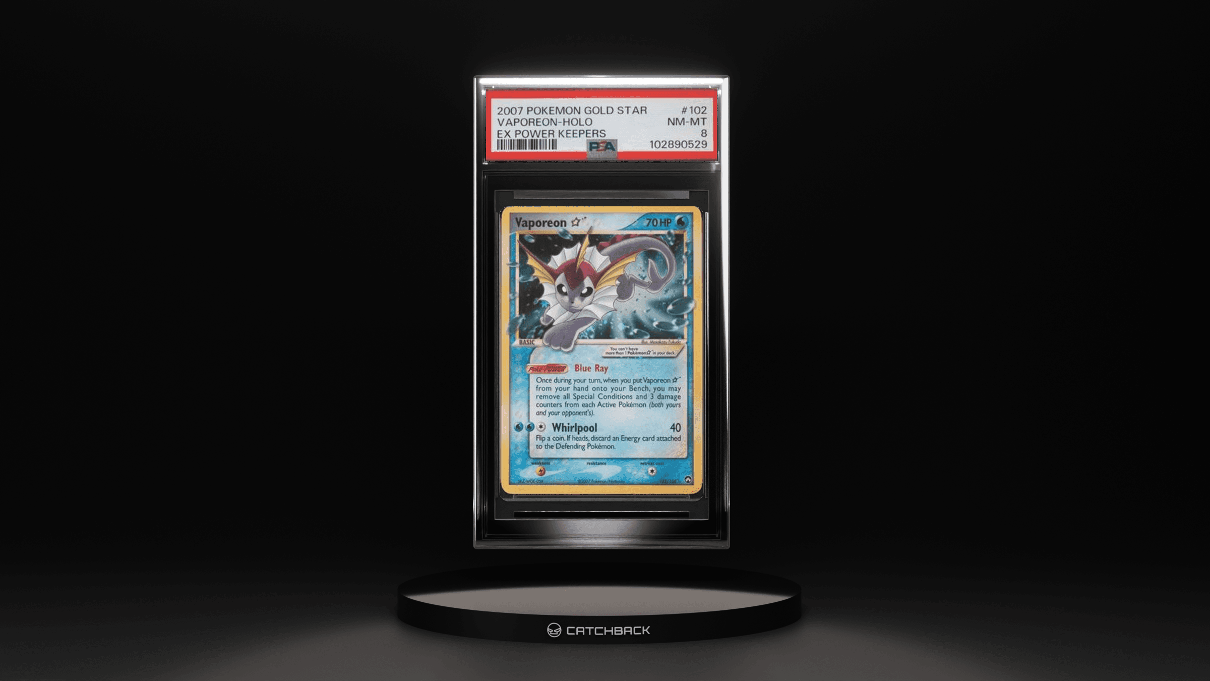 Vaporeon-holo Ex Power Keepers