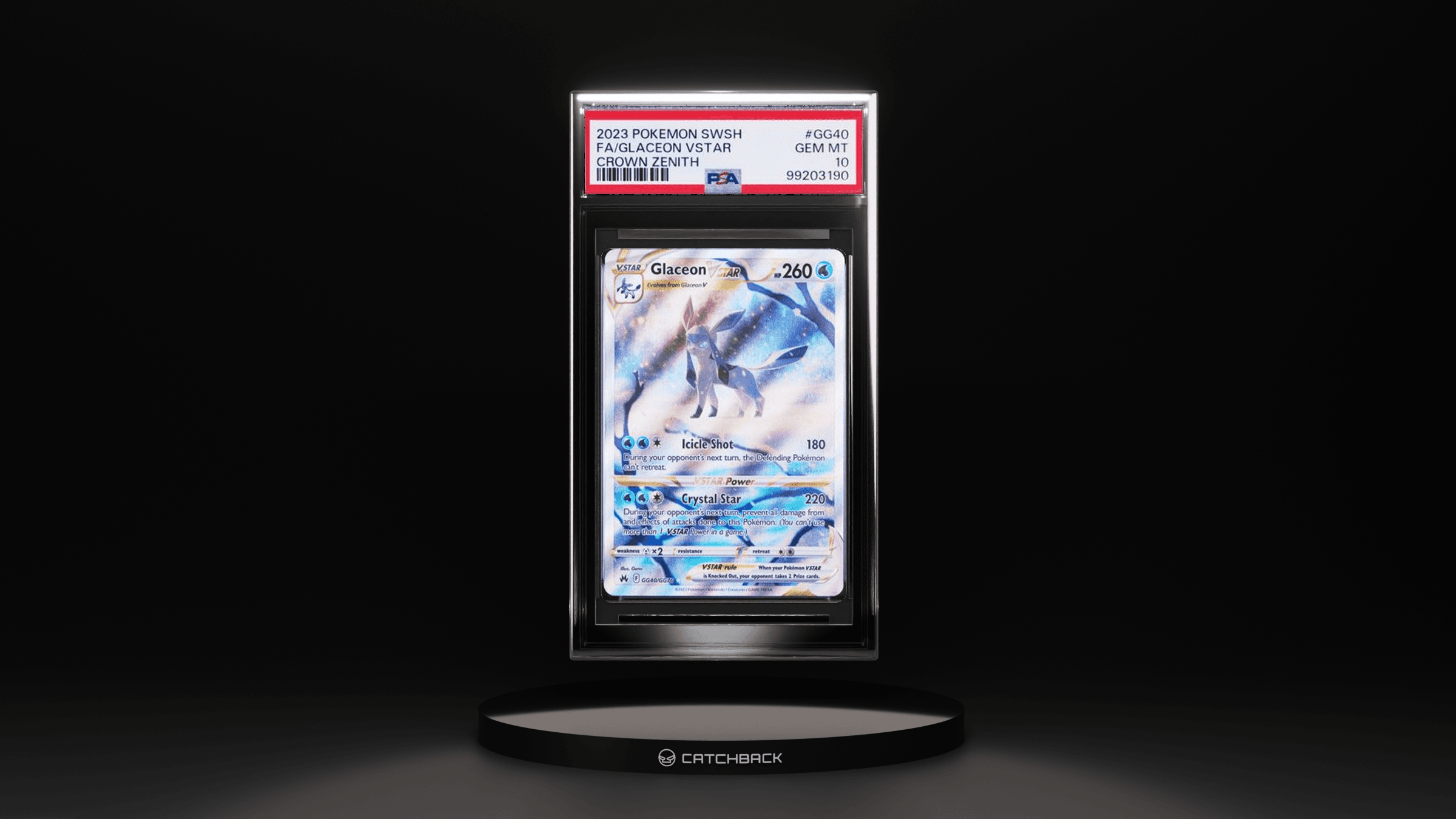 Fa/ Glaceon Vstar Crown Zenith