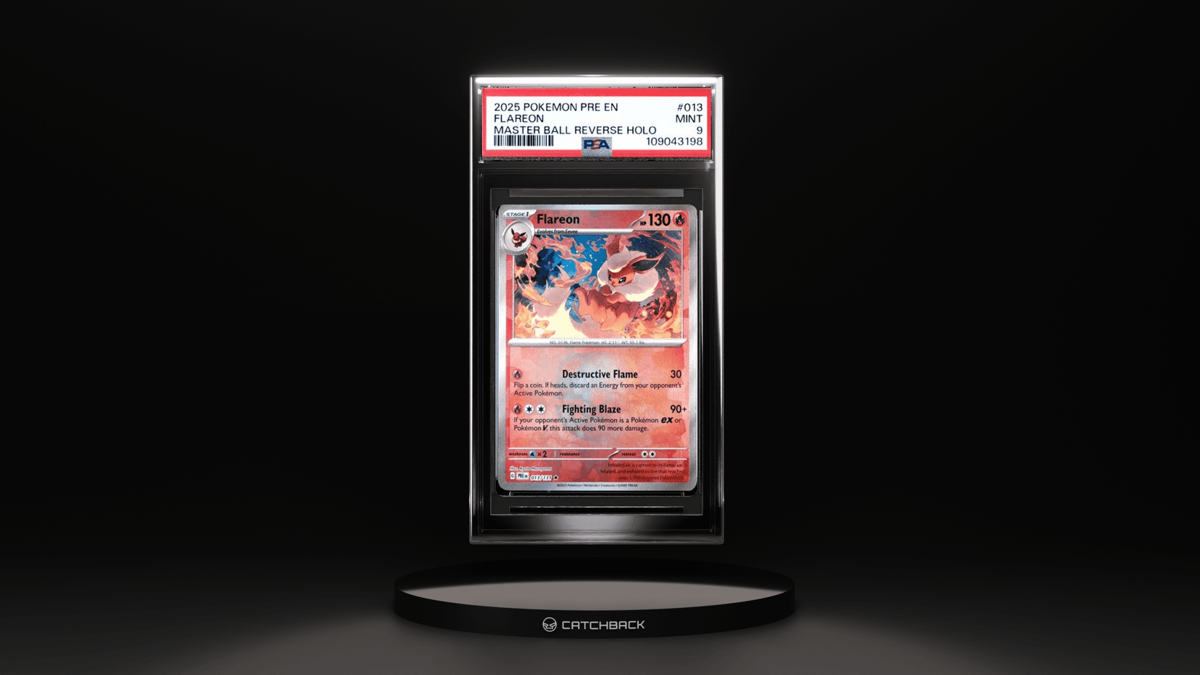 Flareon Master Ball Reverse Holo