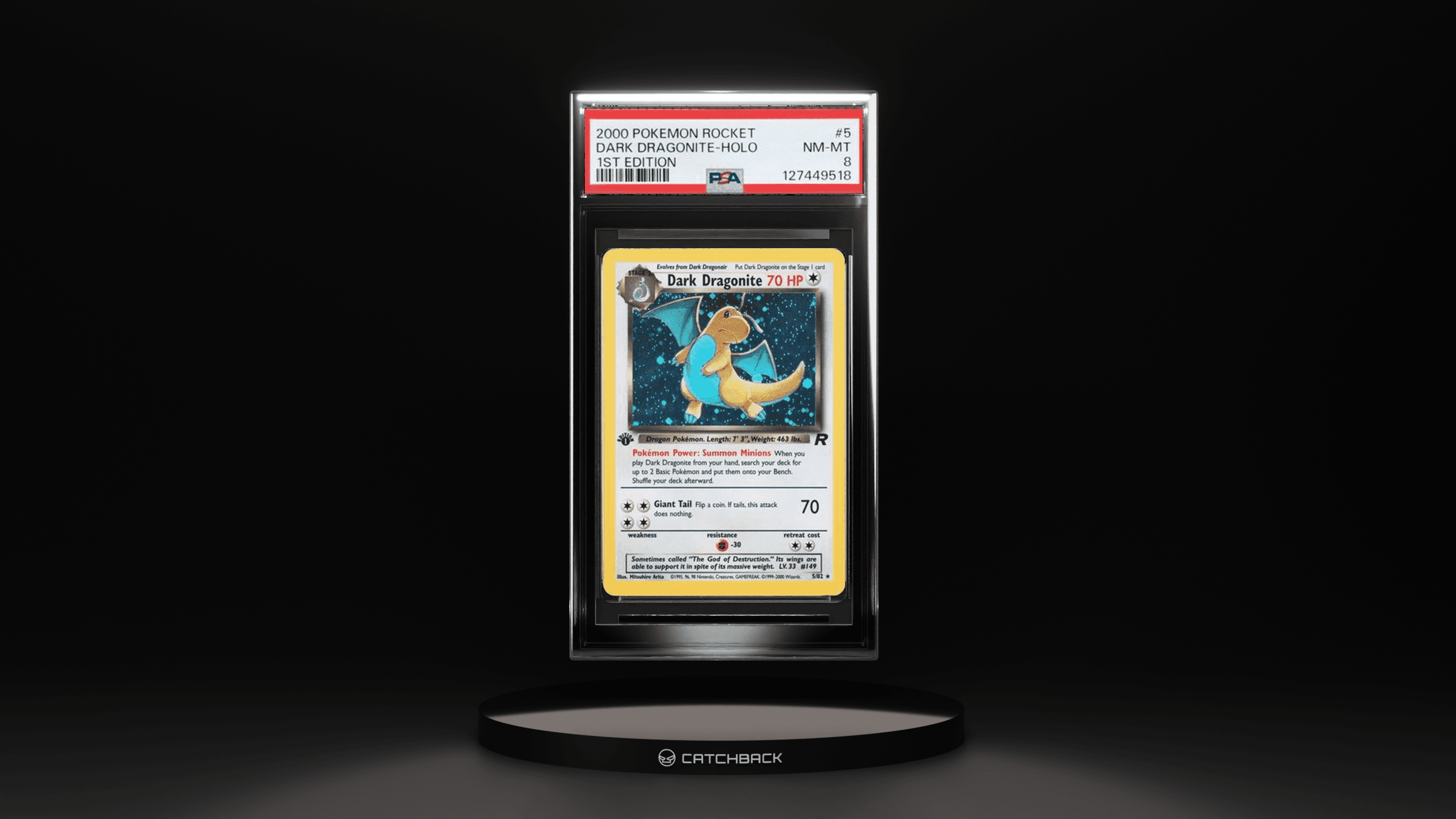Dark Dragonite-holo 1st Edition
