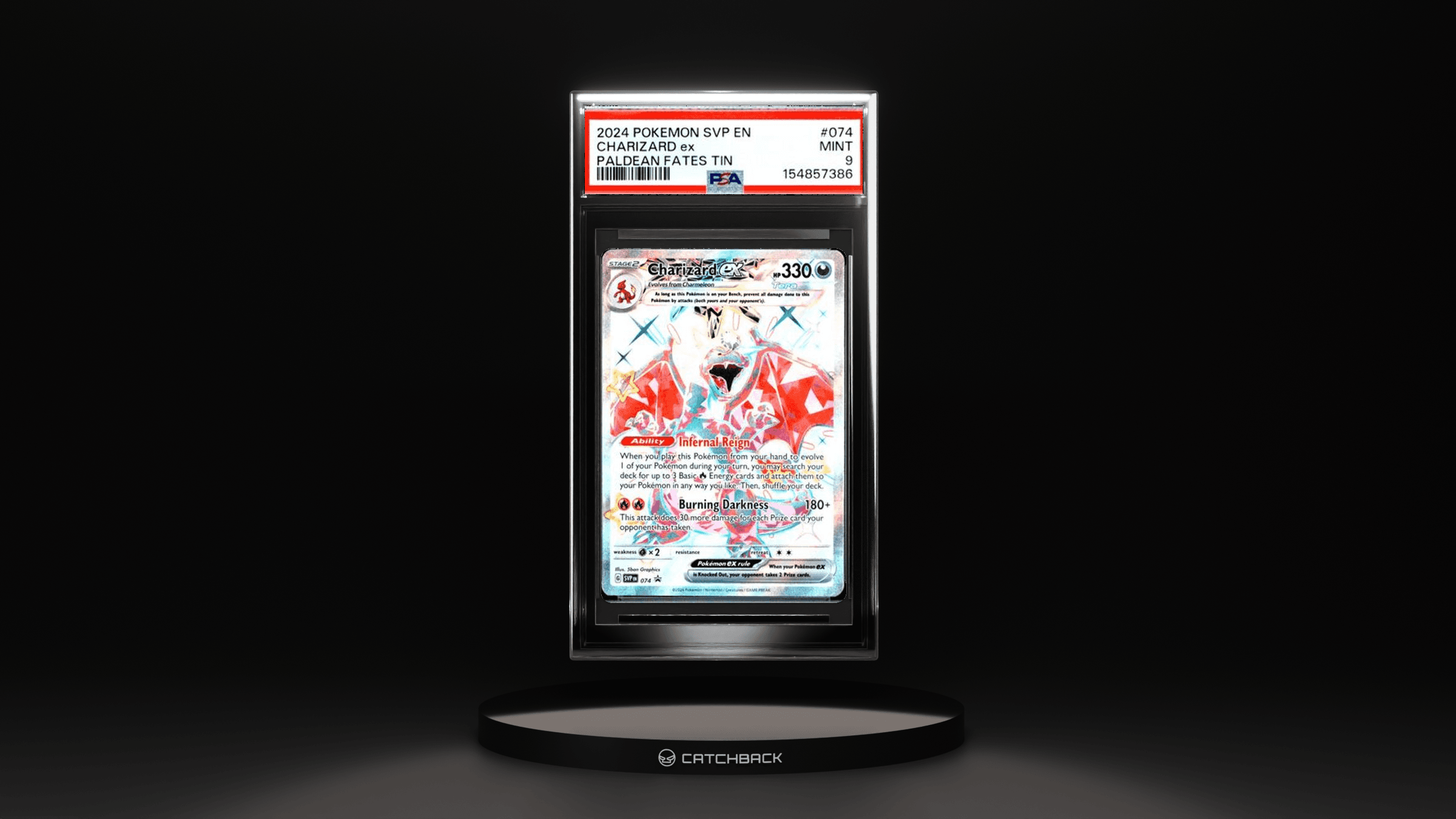 Charizard Ex Paldean Fates Tin
