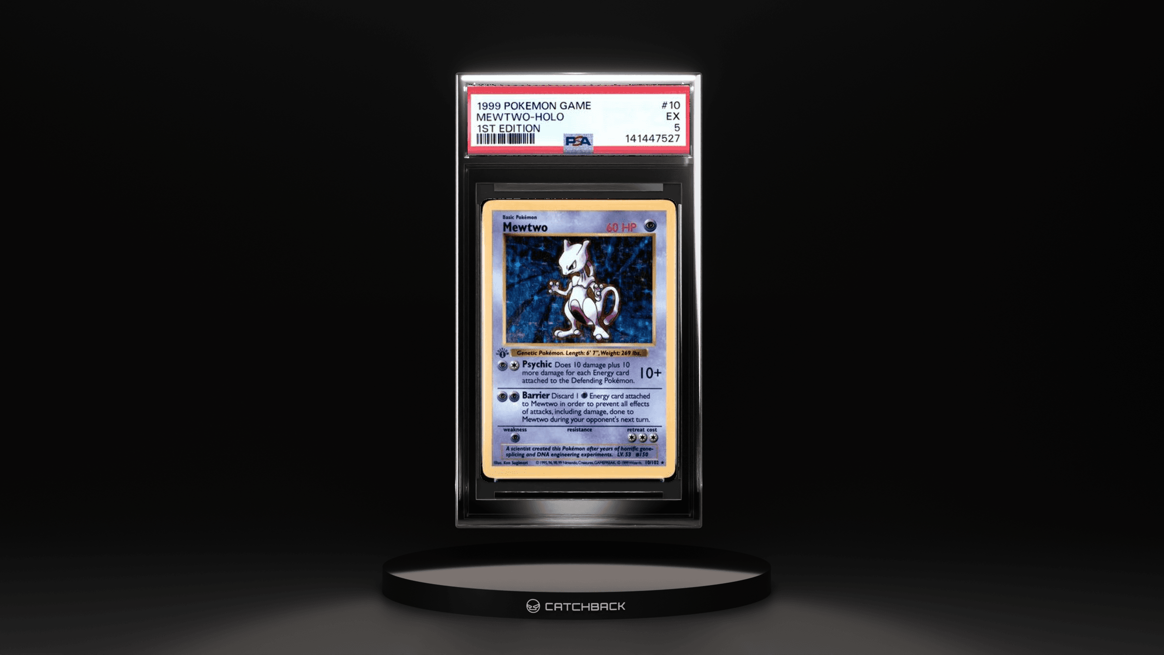 Mewtwo-holo 1st Edition