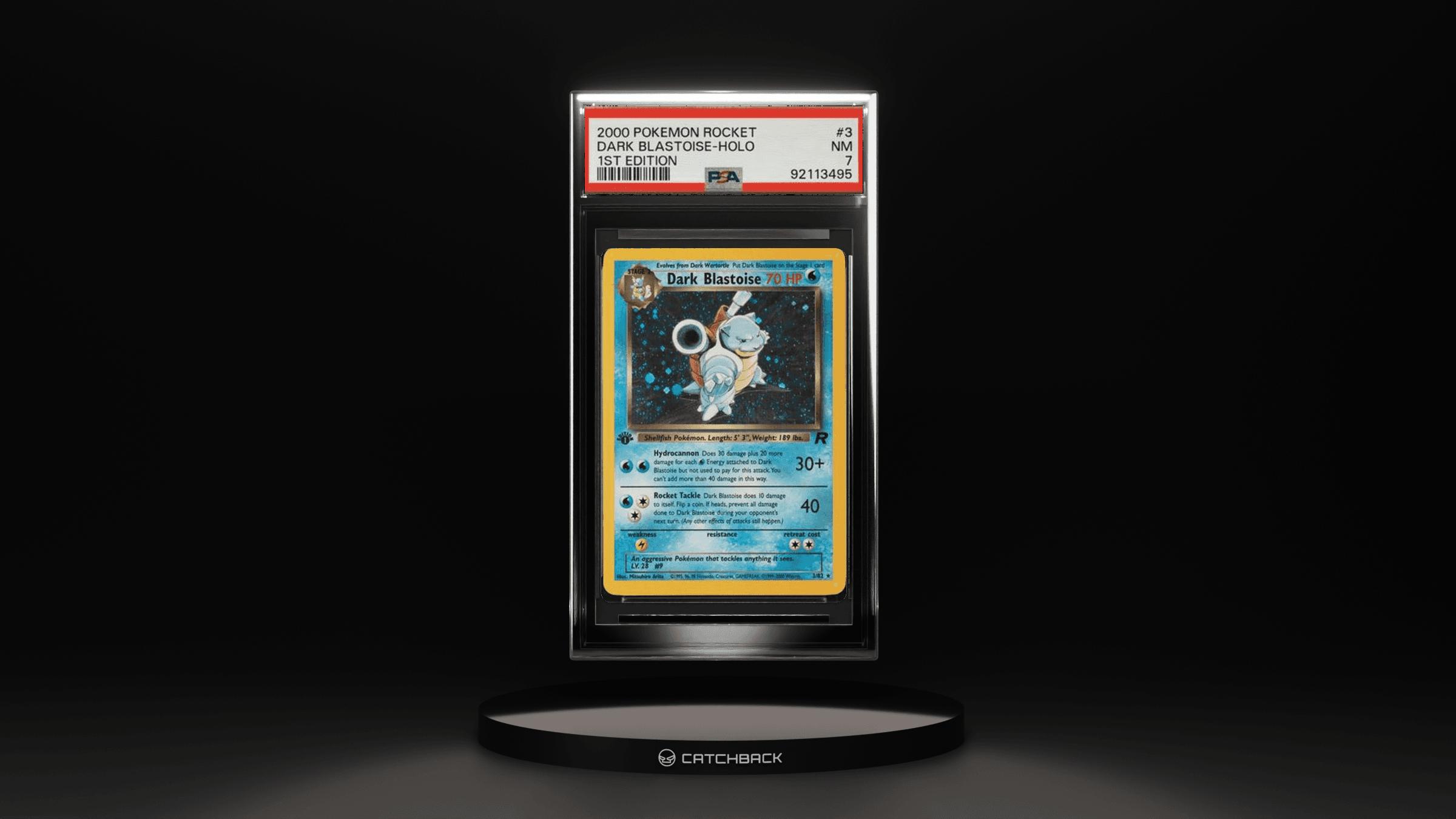 Dark Blastoise-holo 1st Edition