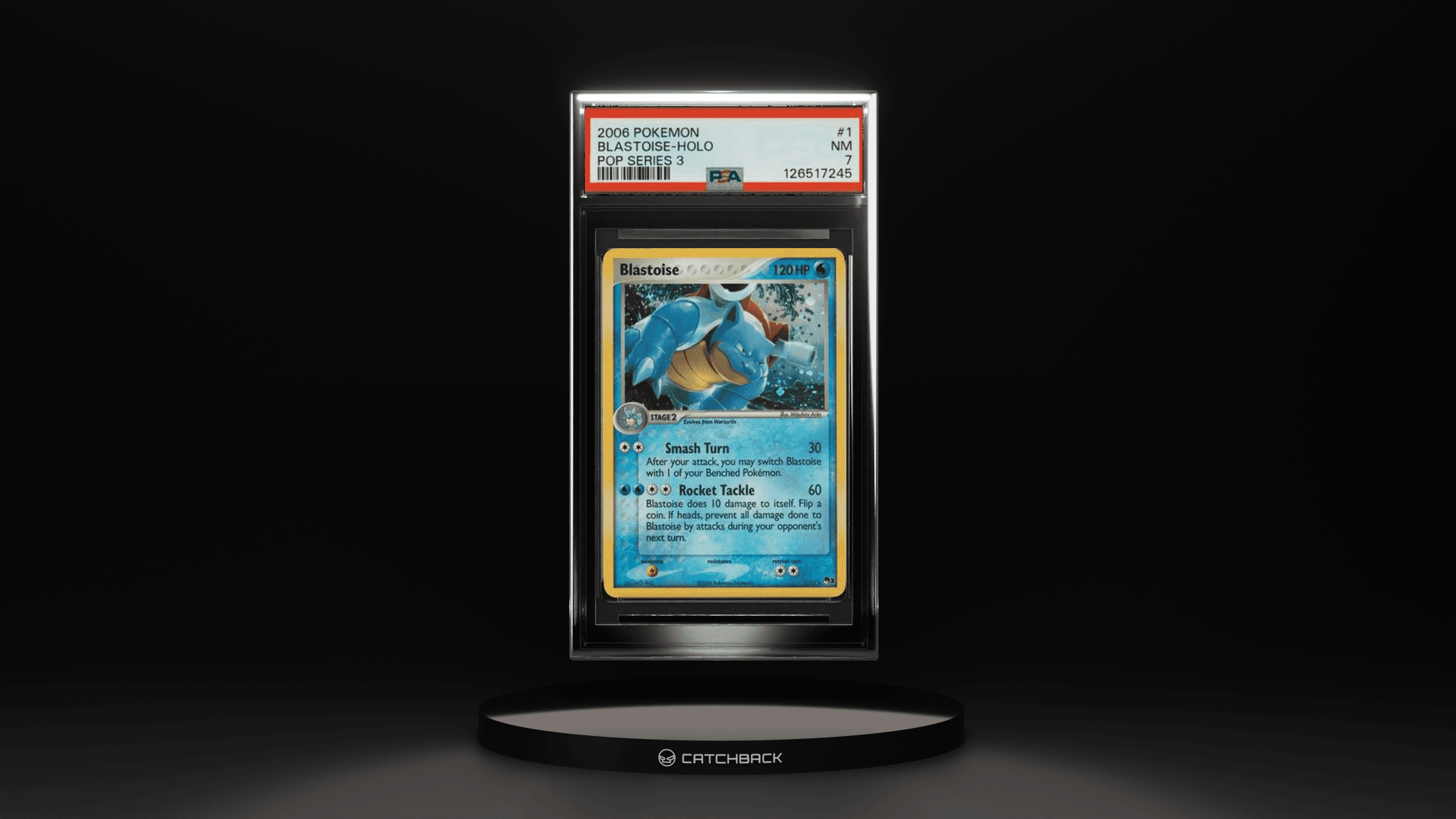 Blastoise-holo Pop Series 3