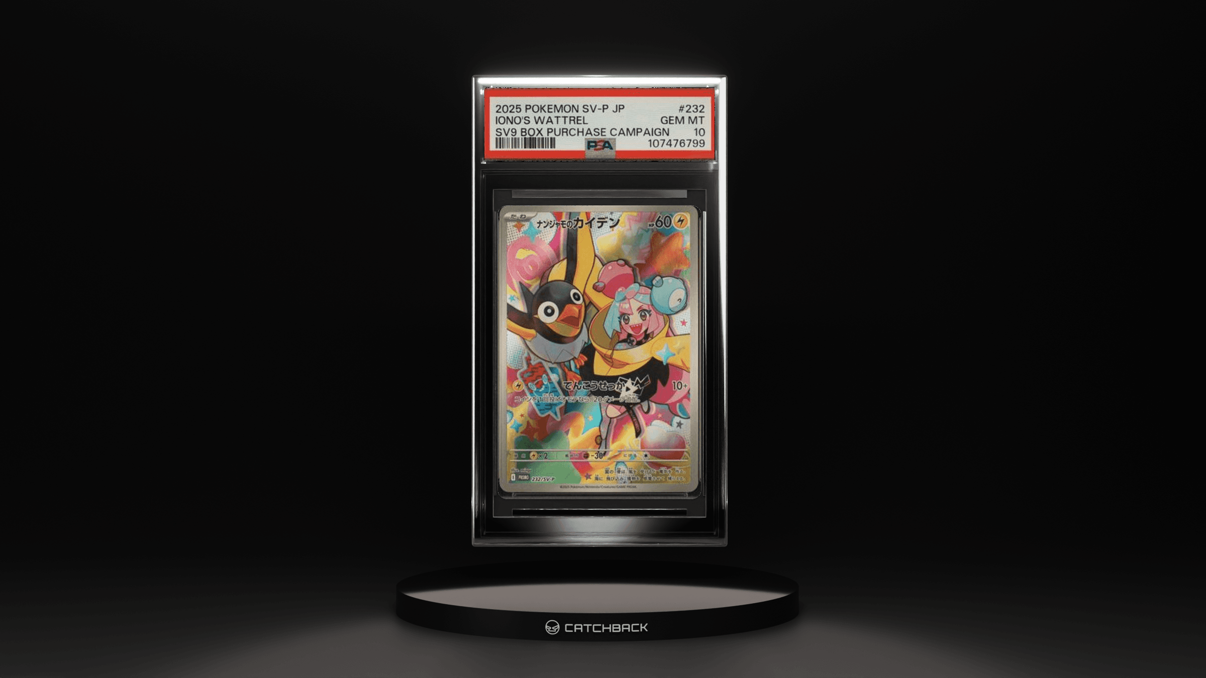Japanese Iono's Wattrel Sv9 Promo