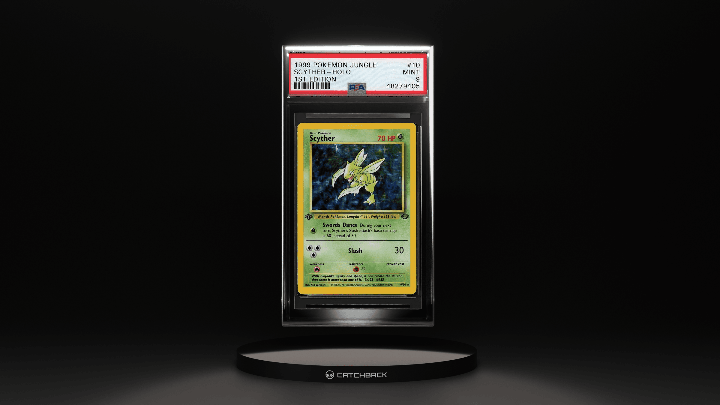 Scyther-holo 1st Edition