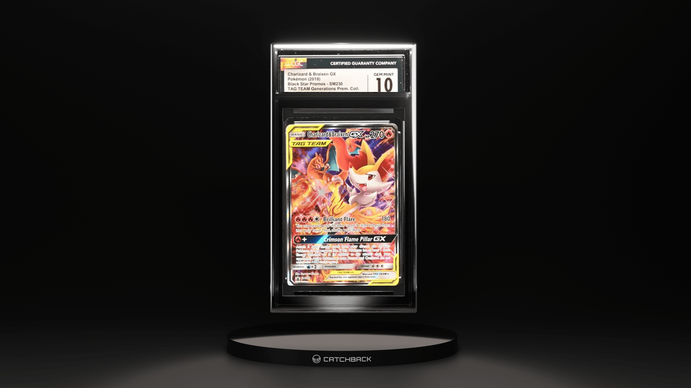 Charizard & Braixen Gx Tag Team Generations Prem. Coll.