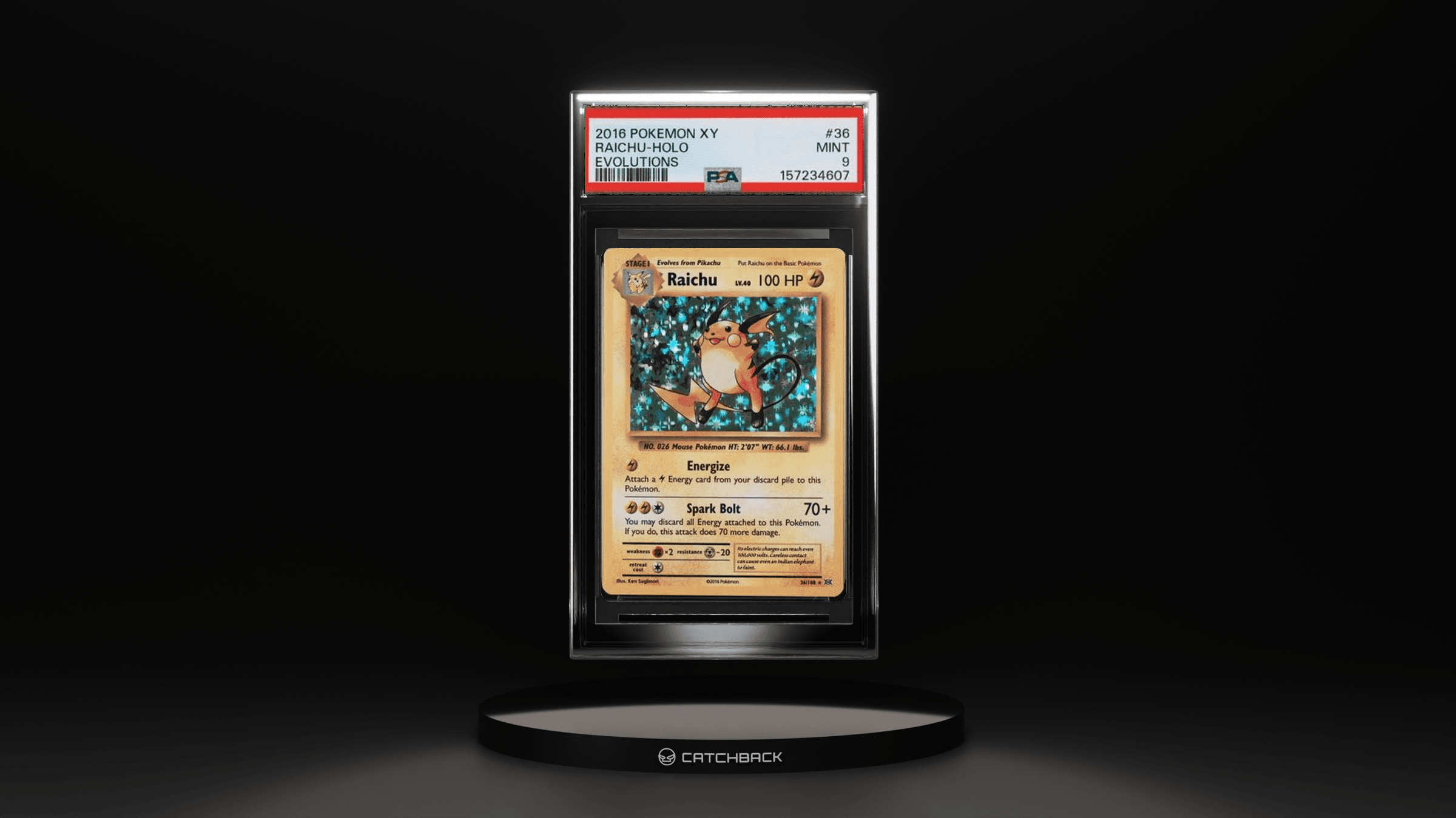 Raichu-holo Evolutions