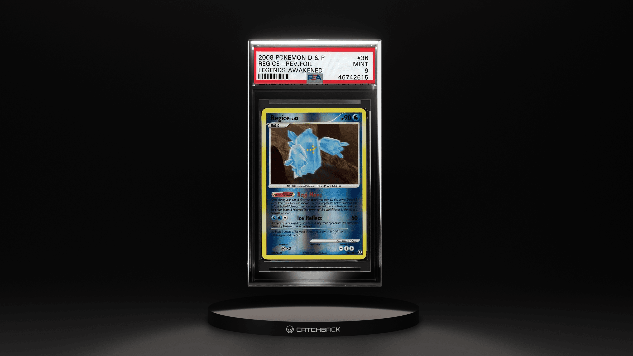 Regice-rev.foil Legends Awakened