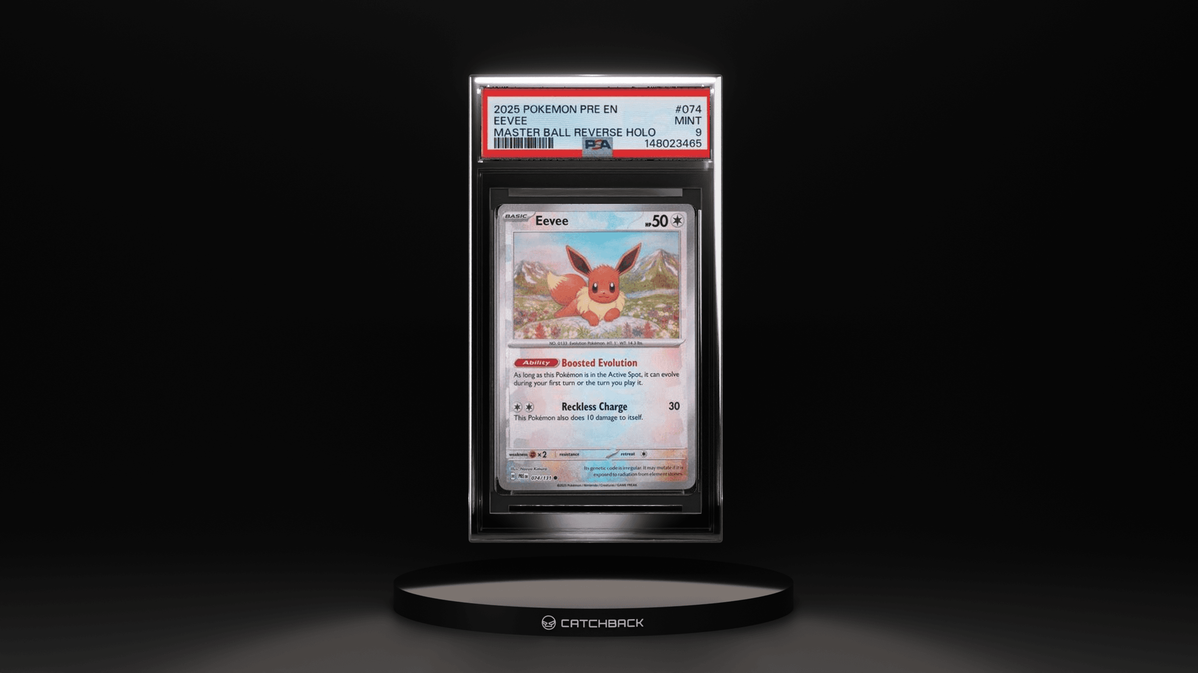 Eevee Master Ball Reverse Holo