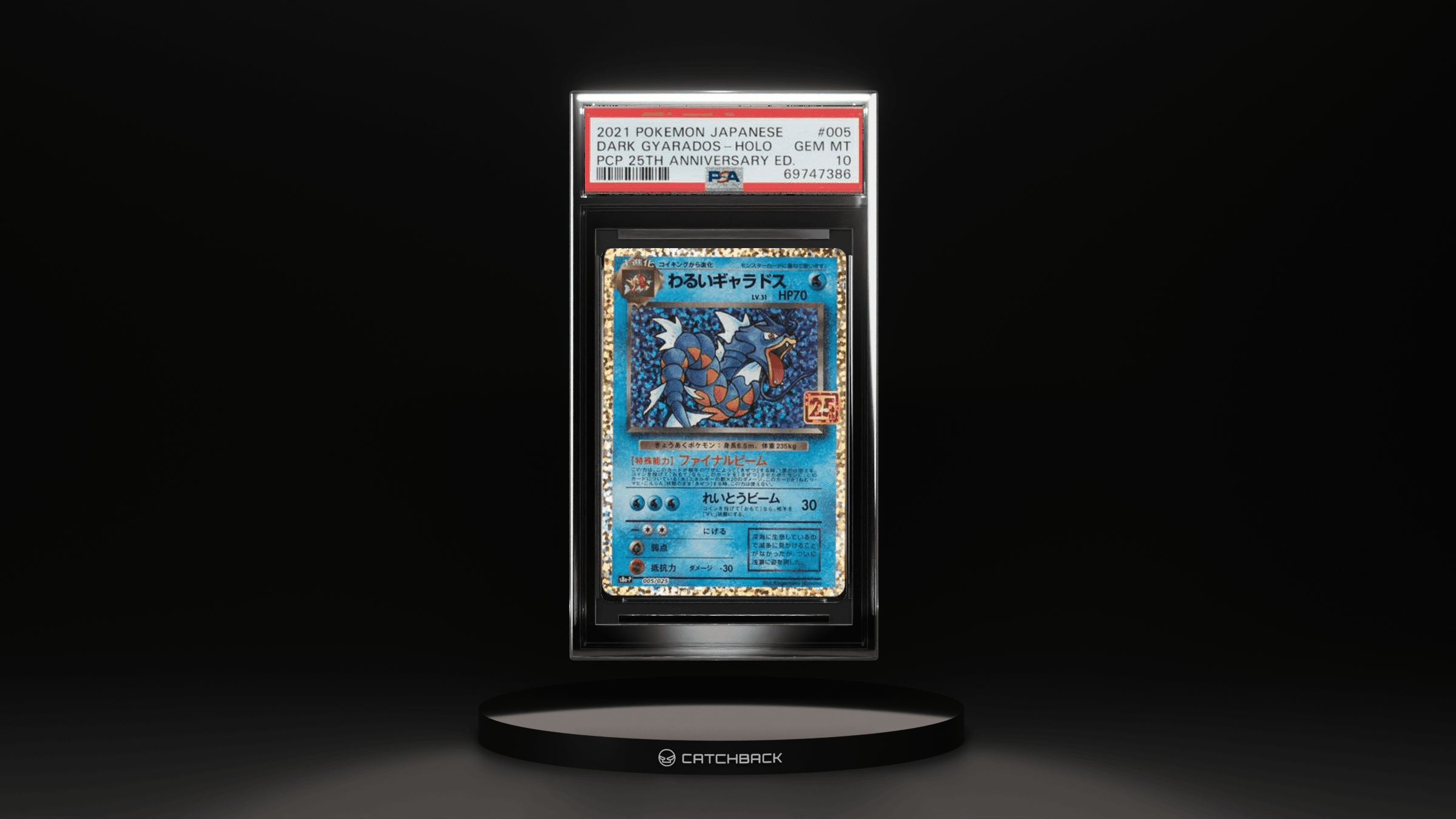 Dark Gyarados-holo Pcp 25th Anniversary Ed.