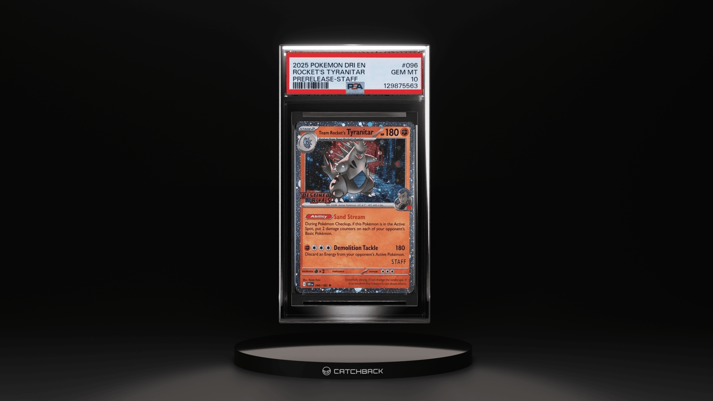 Rocket's Tyranitar Prerelease-staff