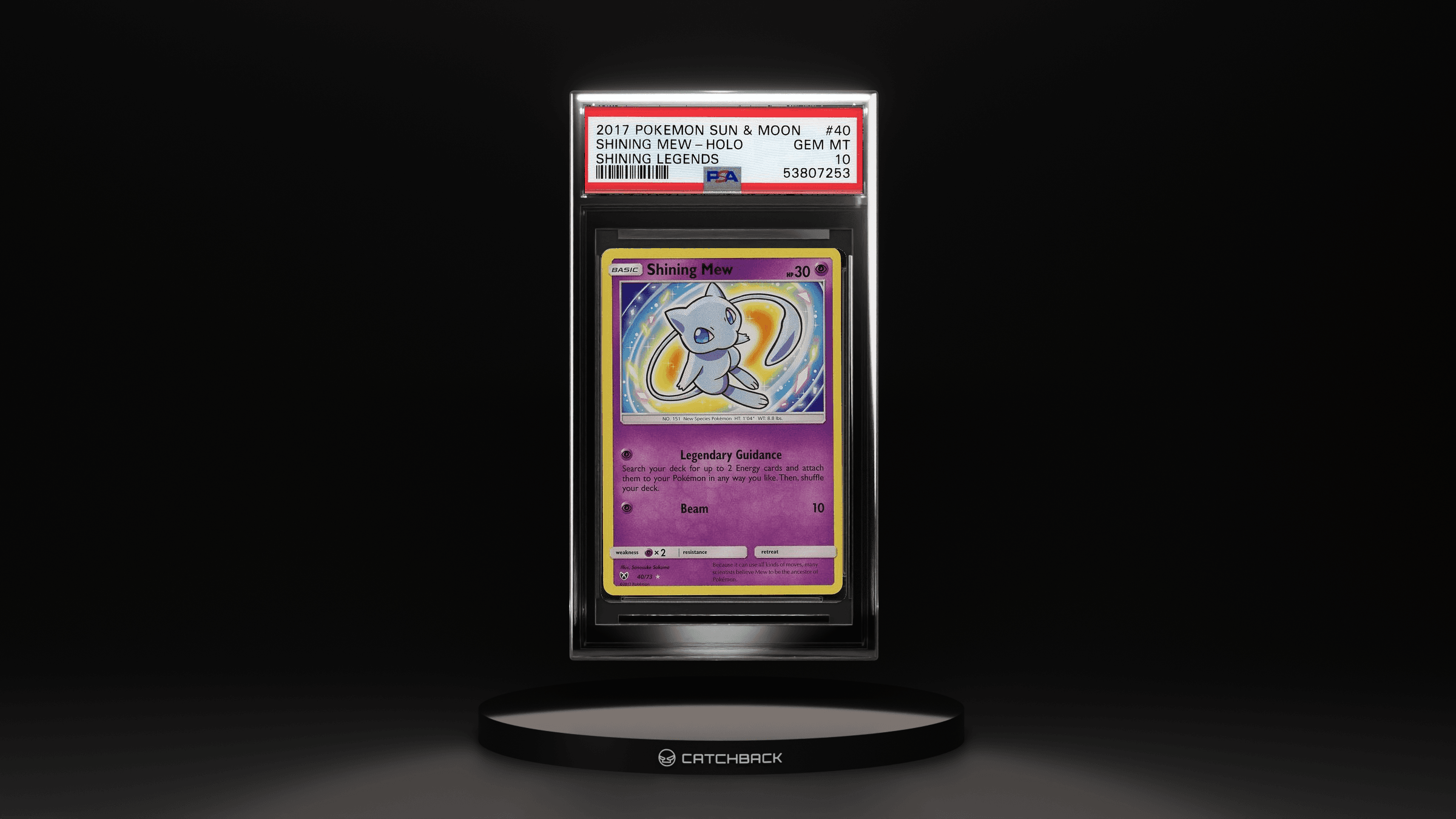 Shining Mew-holo Shining Legends