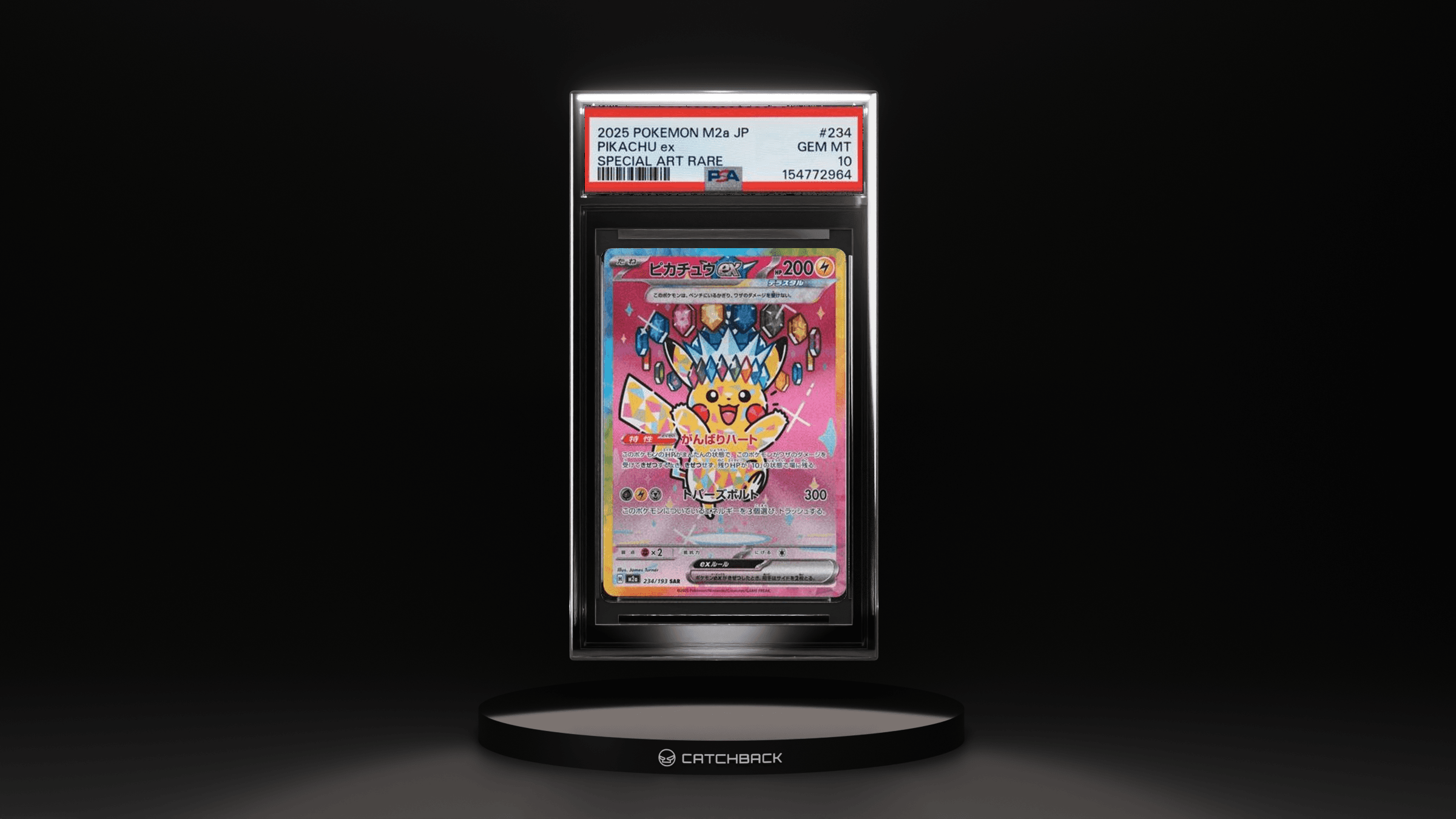 Pikachu Ex Special Art Rare