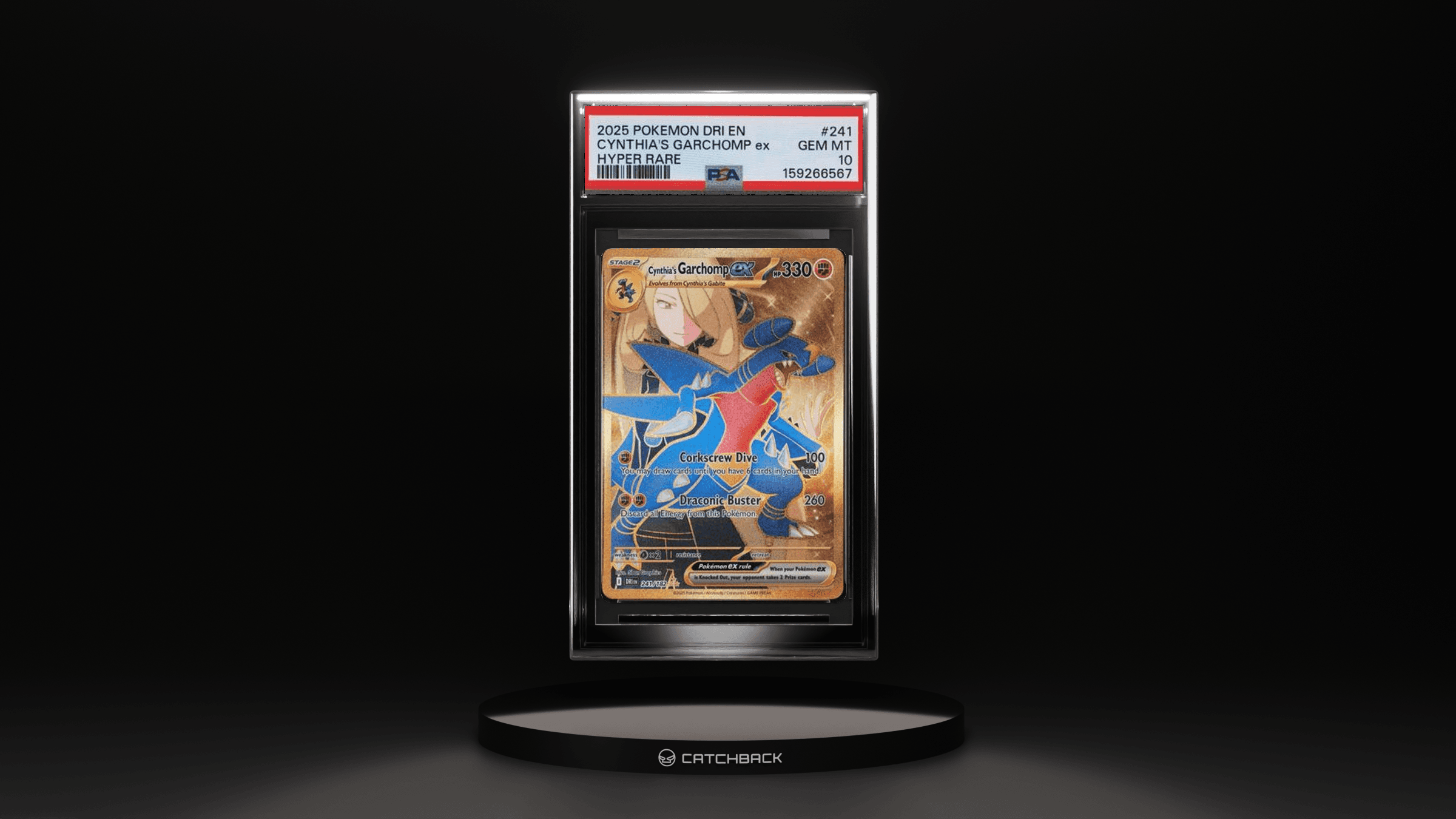 Cynthia's Garchomp Ex Hyper Rare