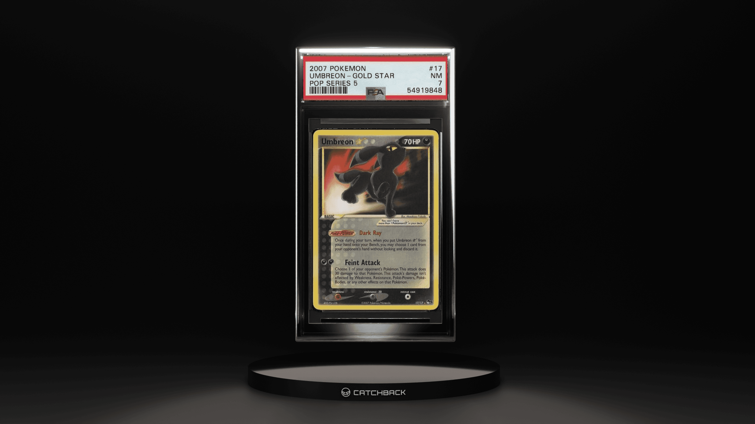 Umbreon-gold Star Pop Series 5