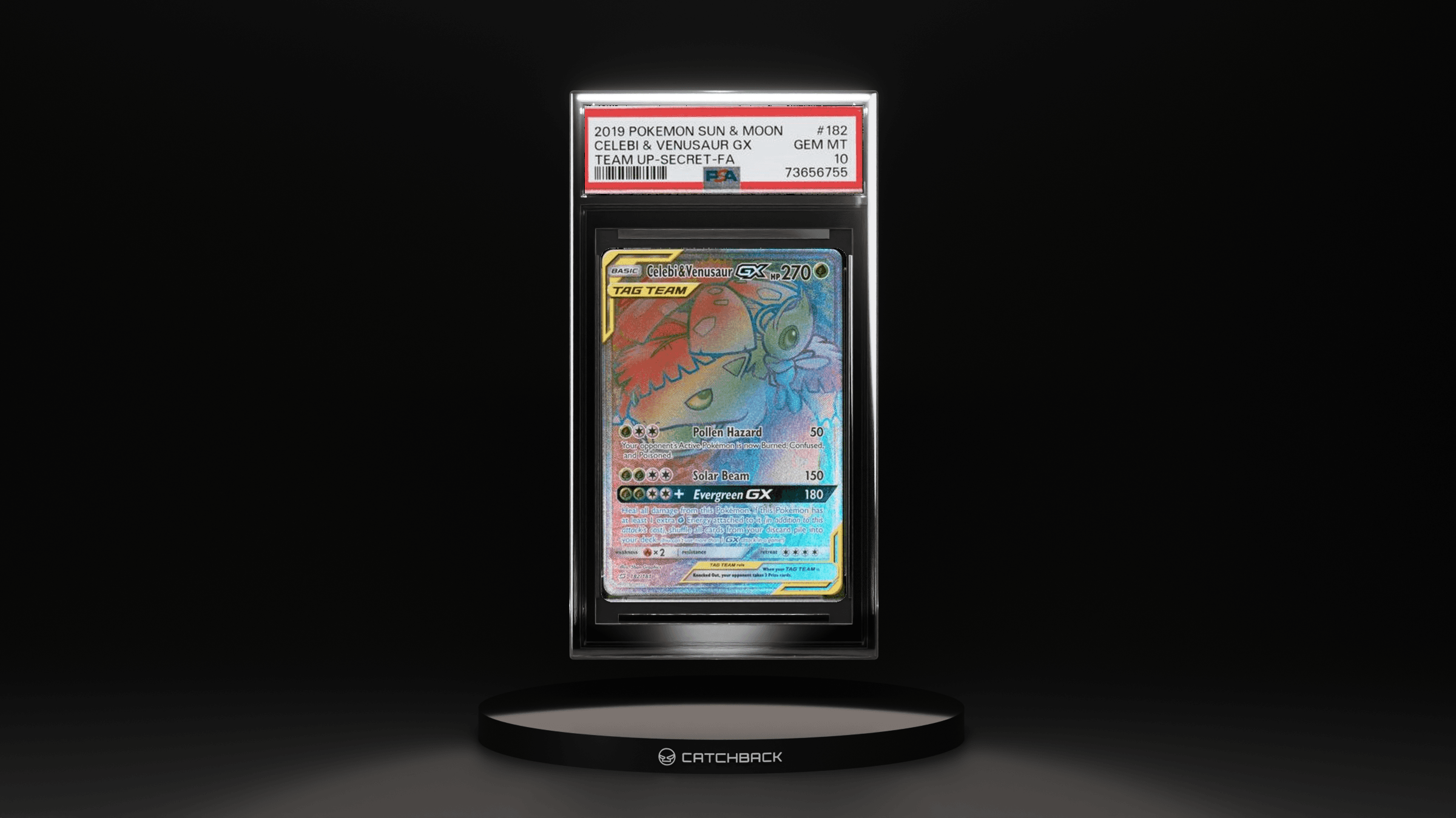 Celebi & Venusaur Gx Team Up-secret-fa