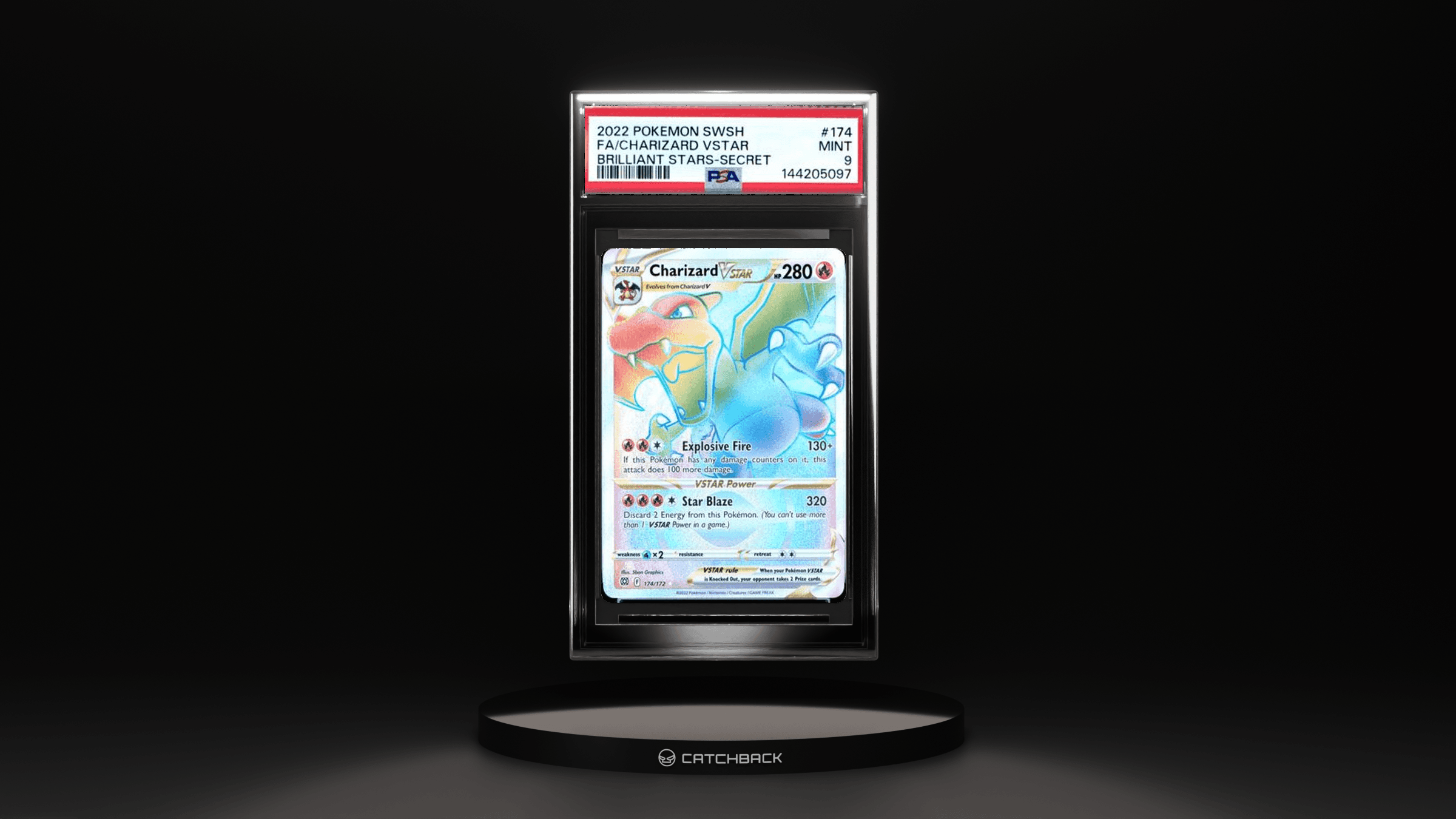 Fa/ Charizard Vstar Brilliant Stars-secret