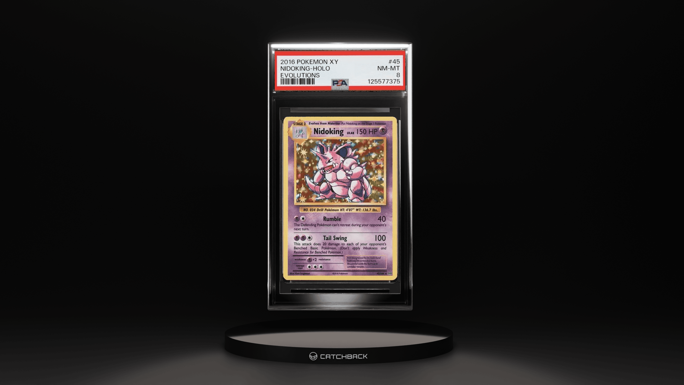 Nidoking-holo Evolutions