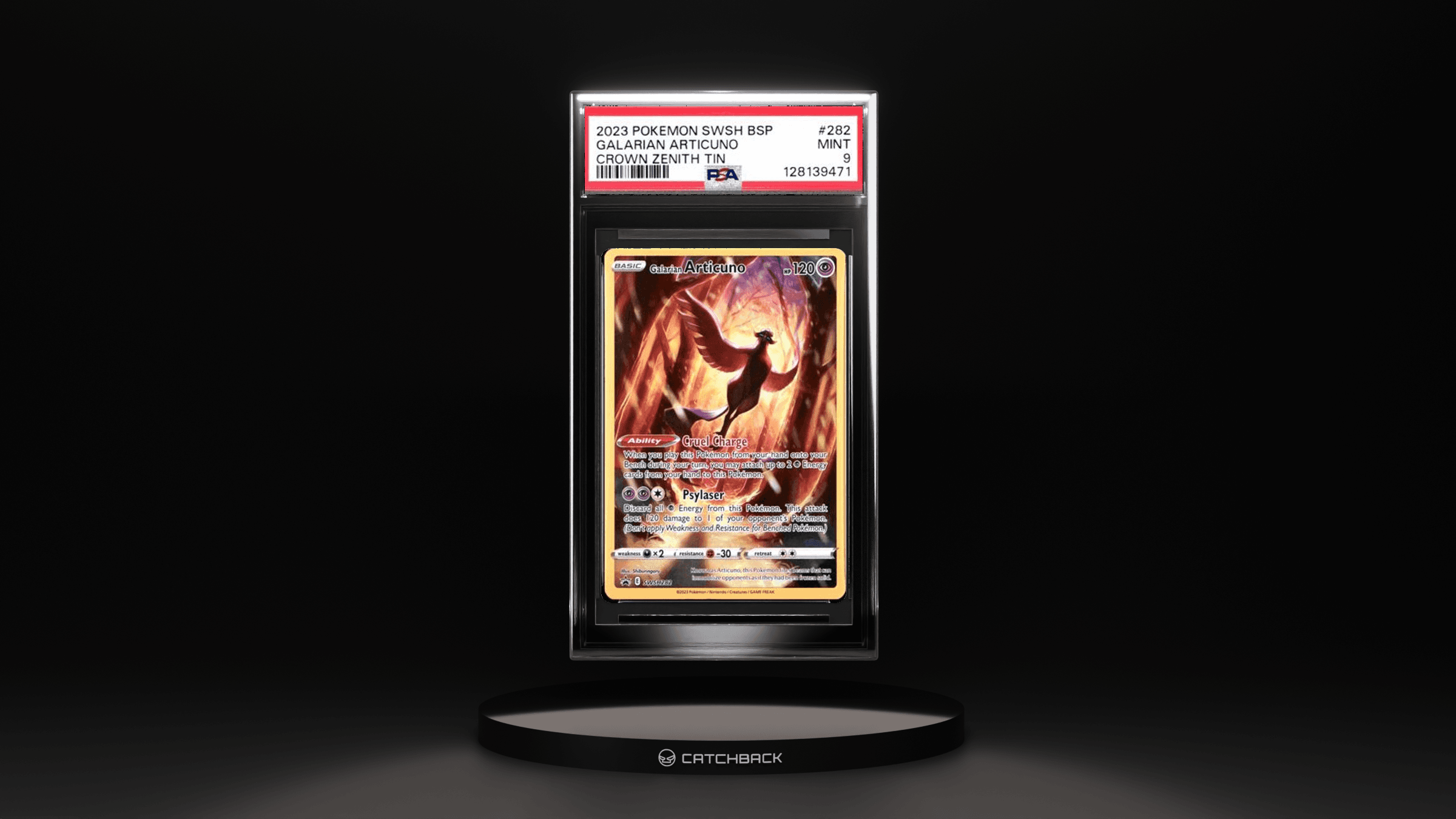Galarian Articuno Crown Zenith Tin