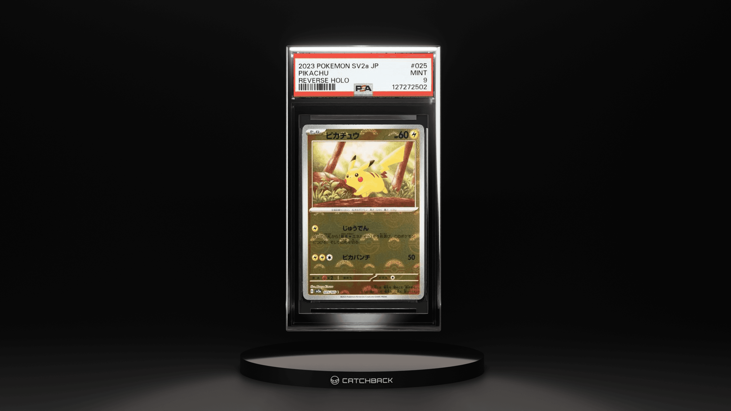 Pikachu Reverse Holo