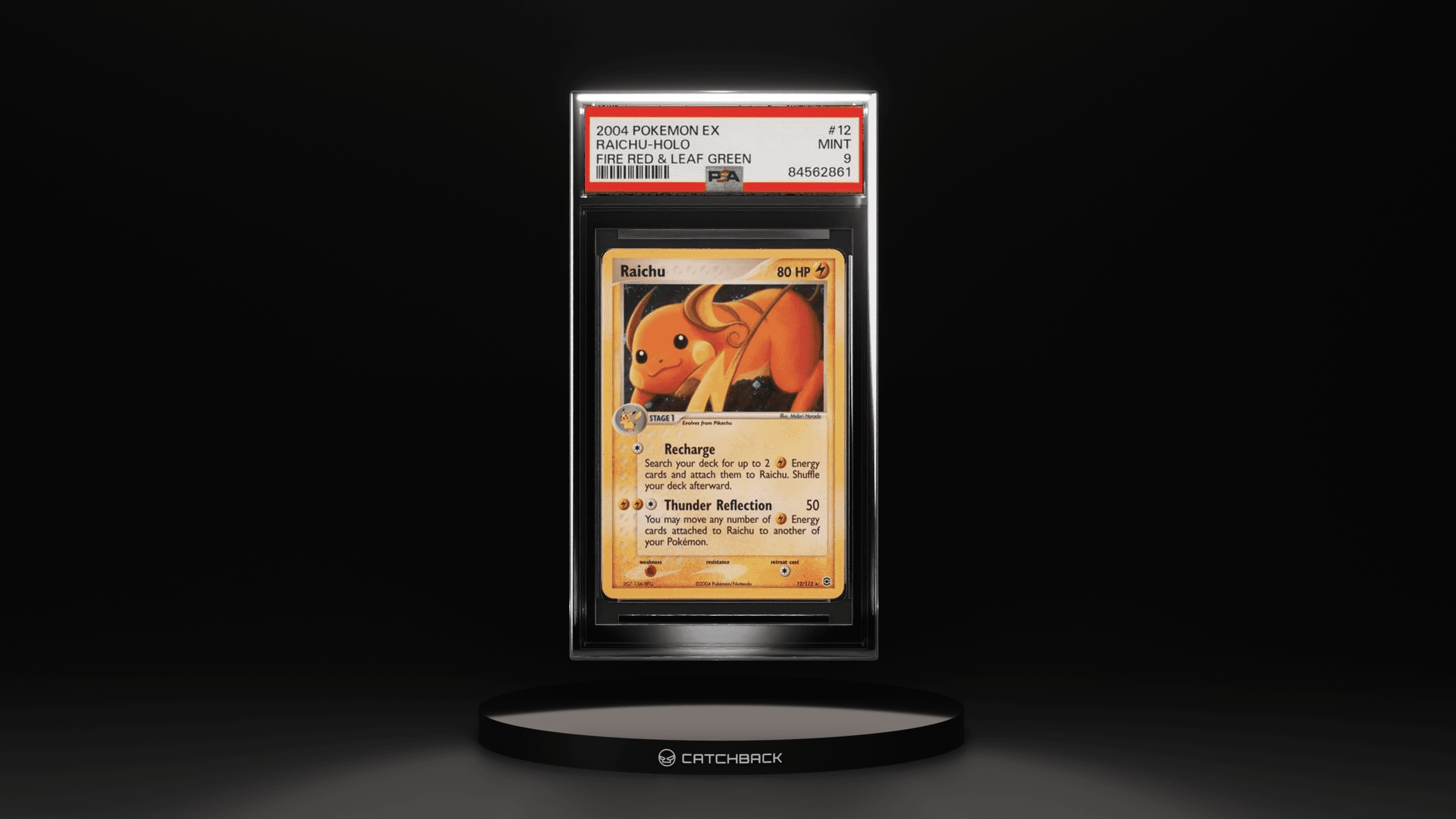 Raichu-holo Fire Red & Leaf Green