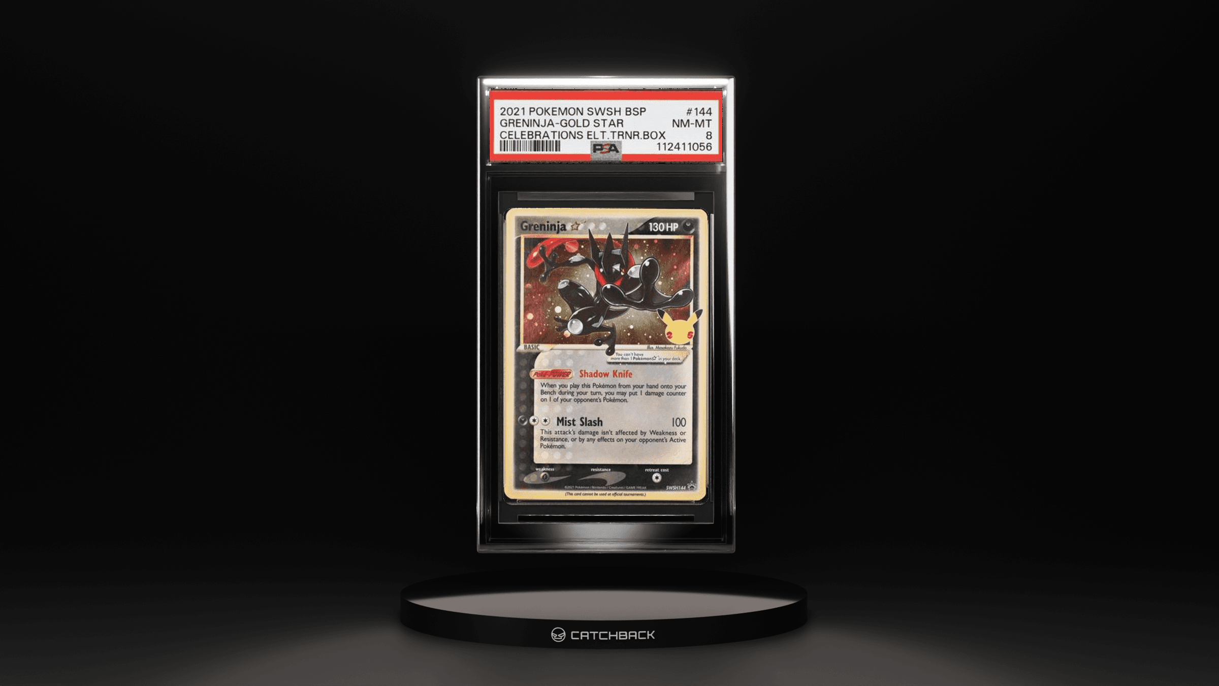 Greninja-gold Star Celebrations Elt.trnr.box