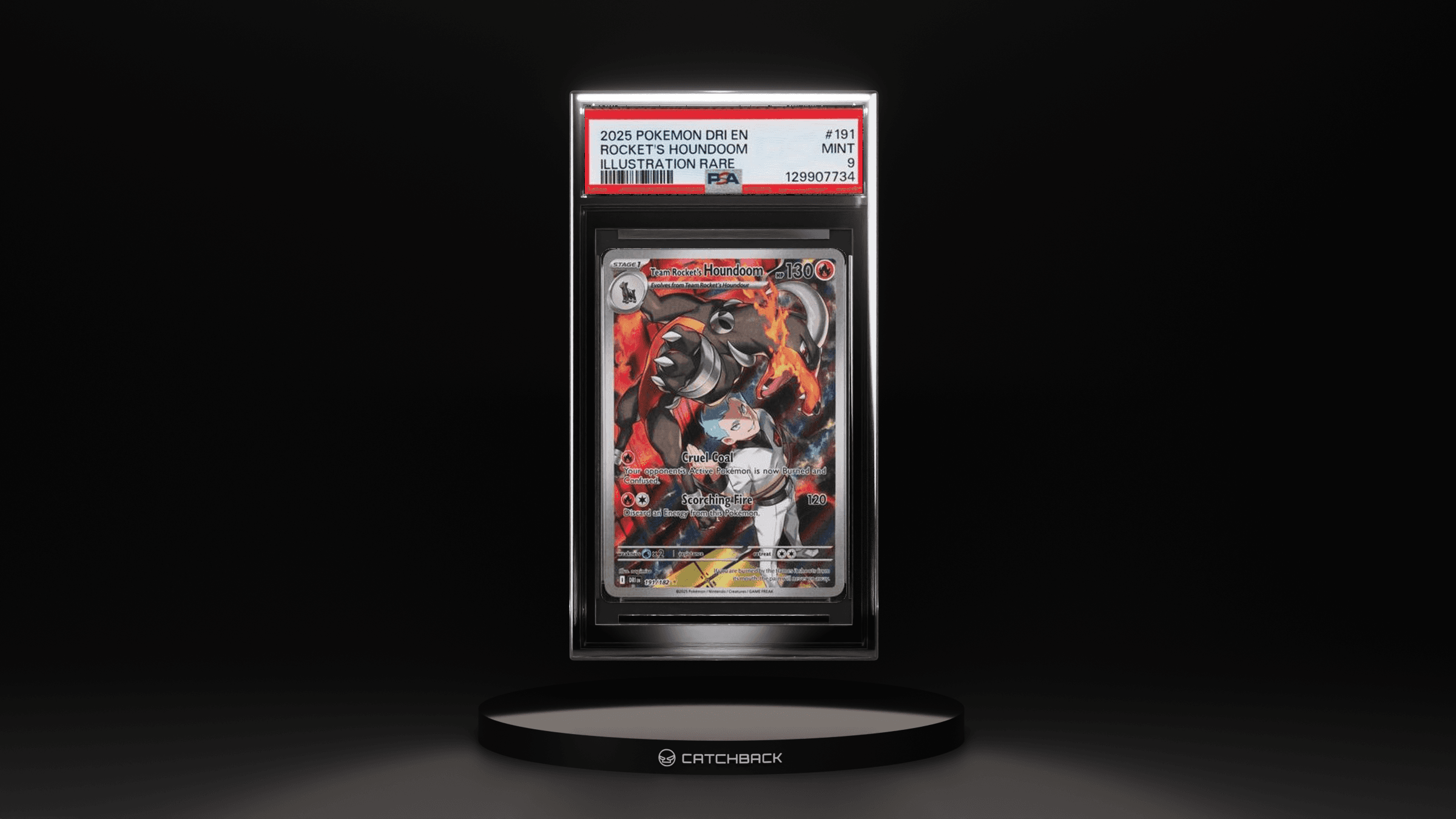 Rocket's Houndoom Illustration Rare