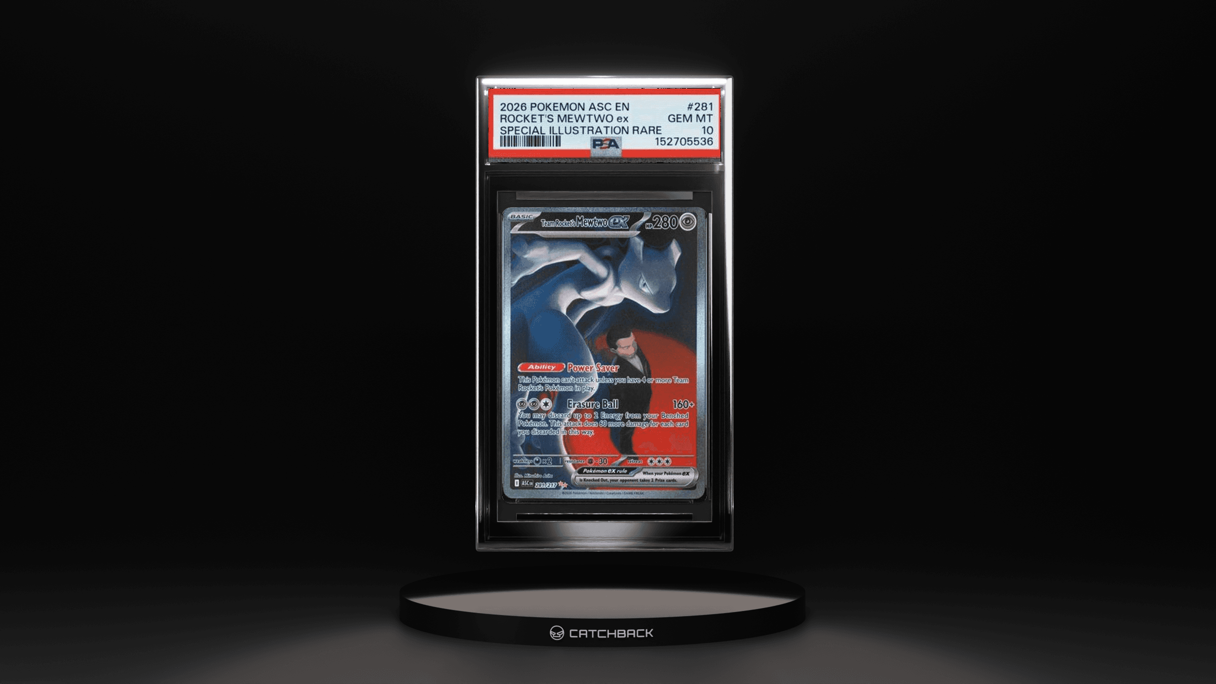 Rocket's Mewtwo Ex Special Illustration Rare