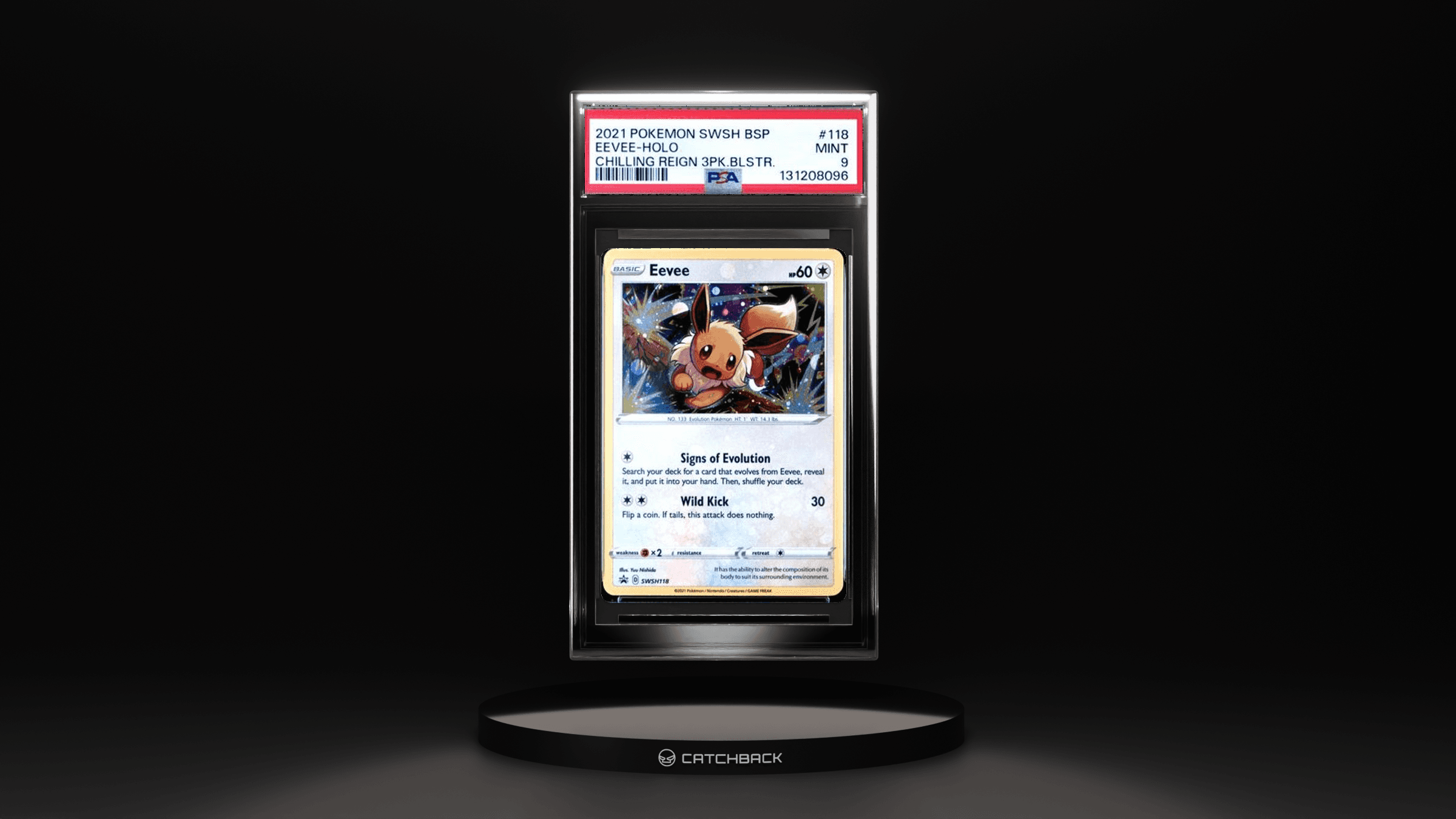 Eevee-holo Chilling Reign 3pk.blstr.