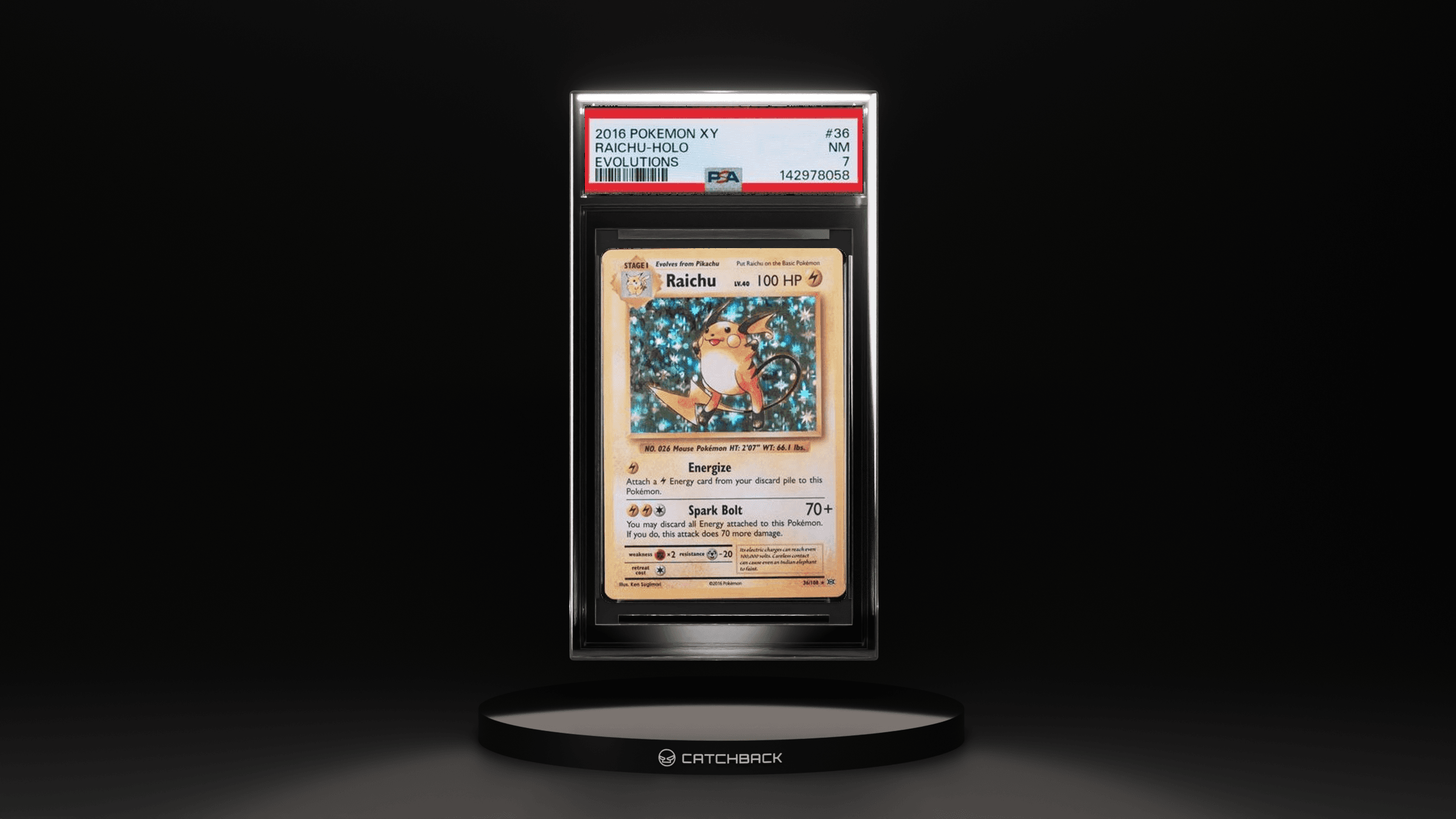 Raichu-holo Evolutions
