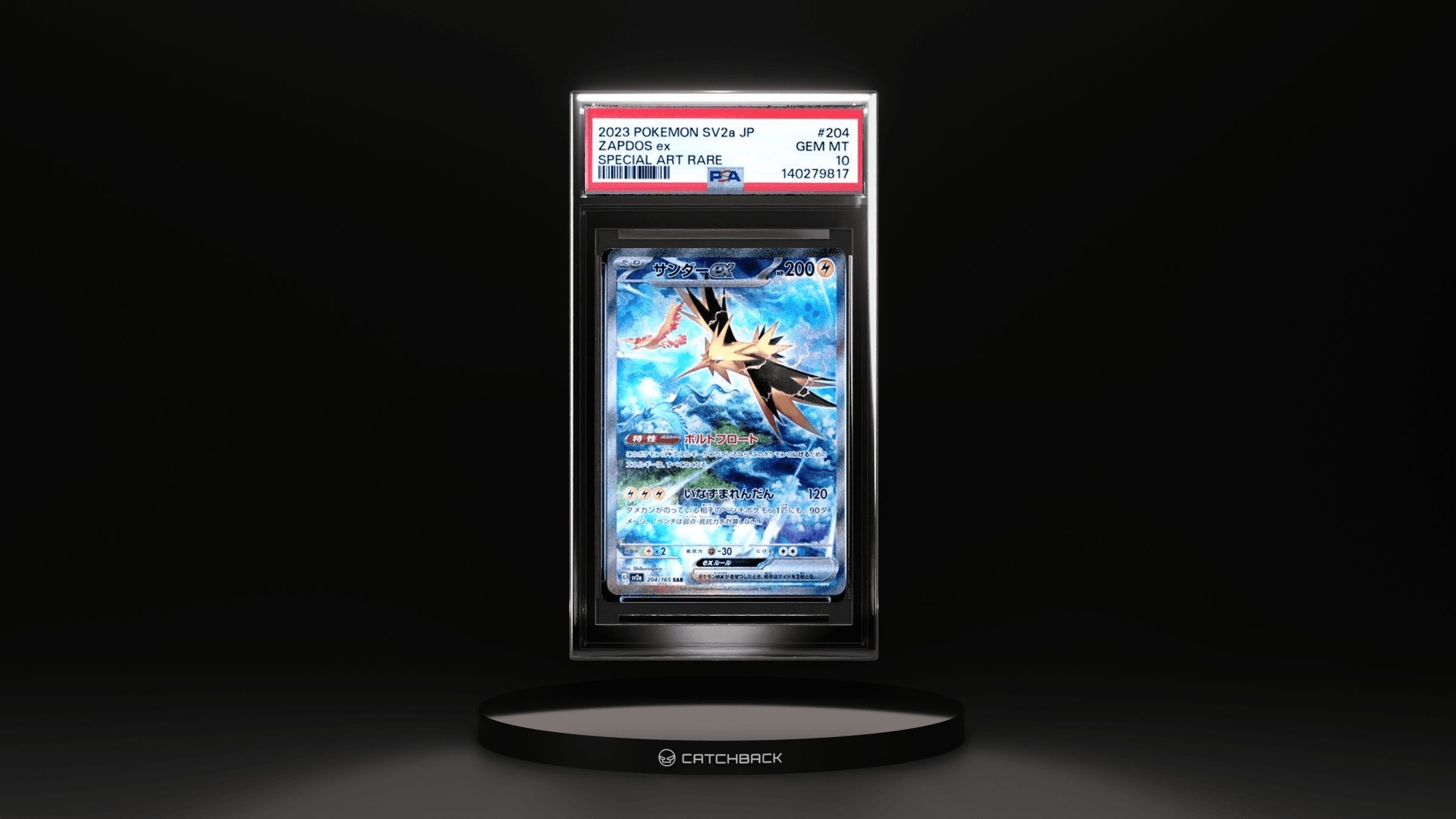 Zapdos Ex Special Art Rare