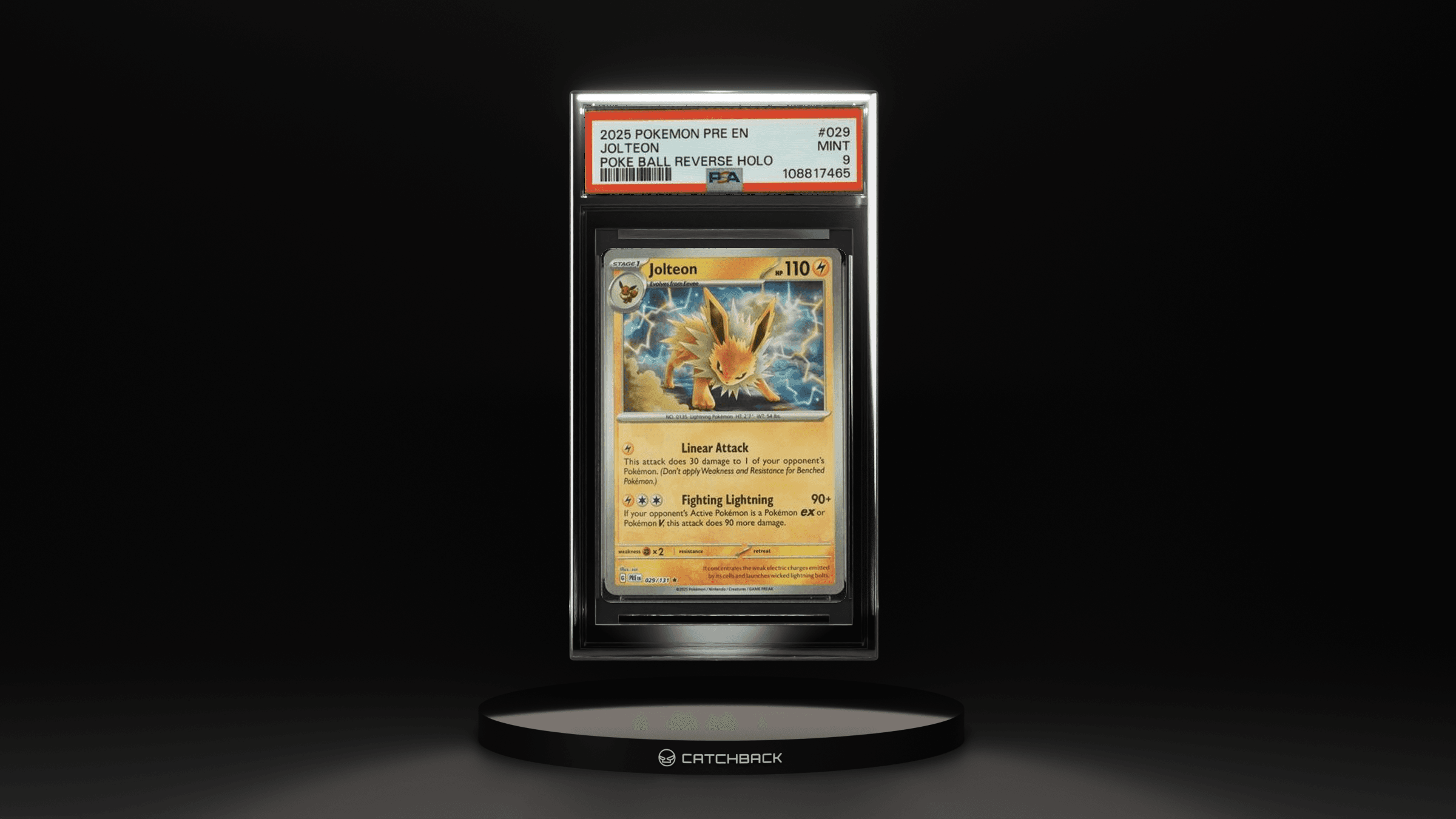 Jolteon Poke Ball Reverse Holo