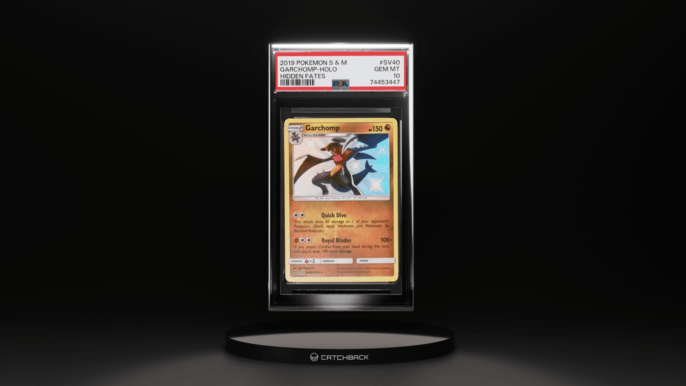 Garchomp-holo Hidden Fates