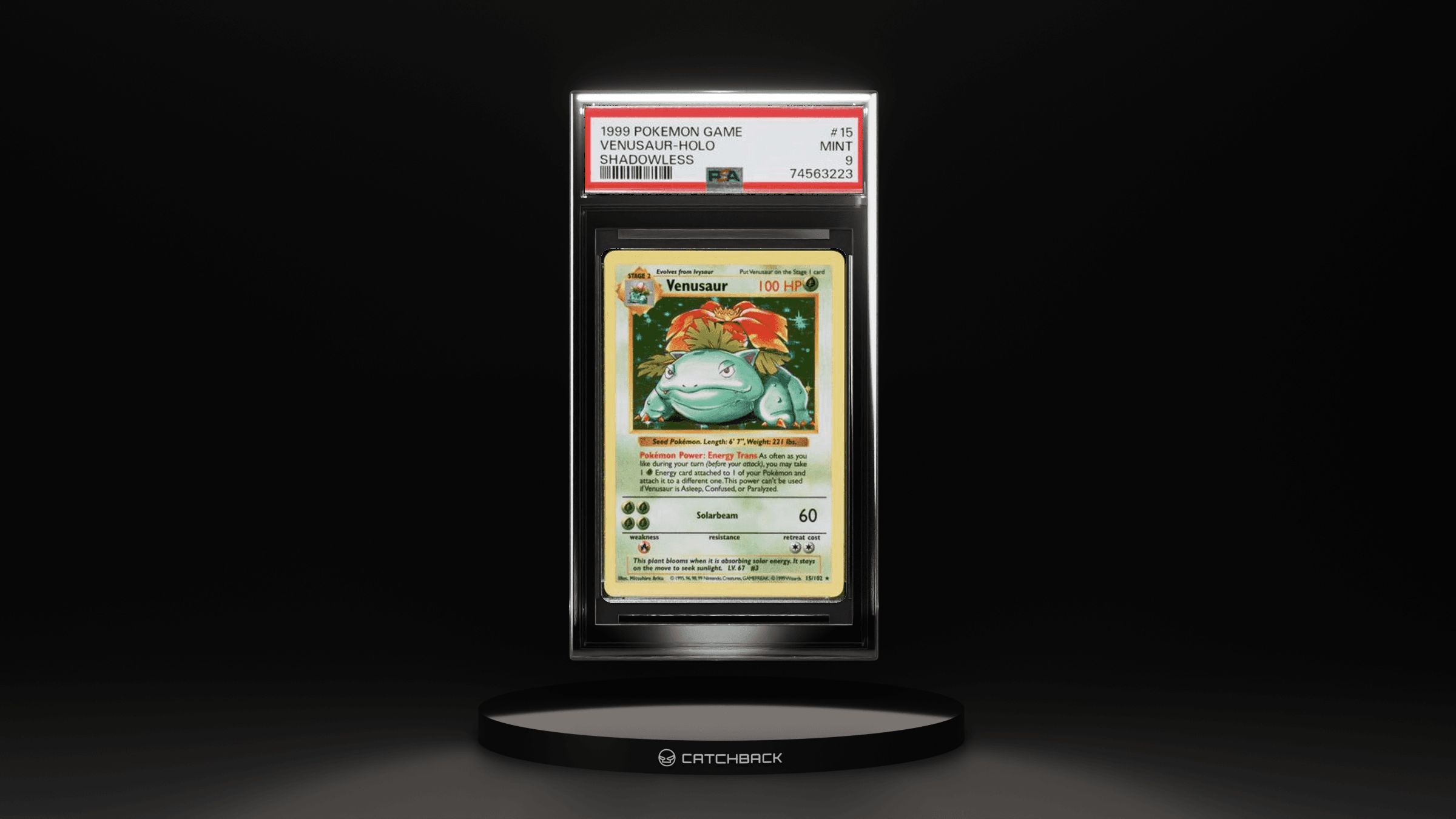 Venusaur-holo Shadowless