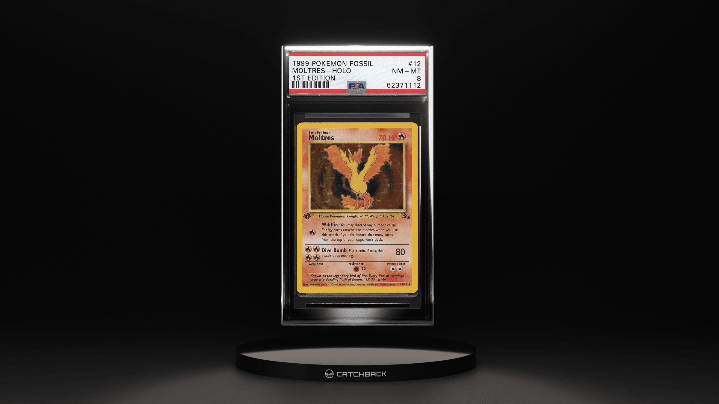 Moltres-holo 1st Edition