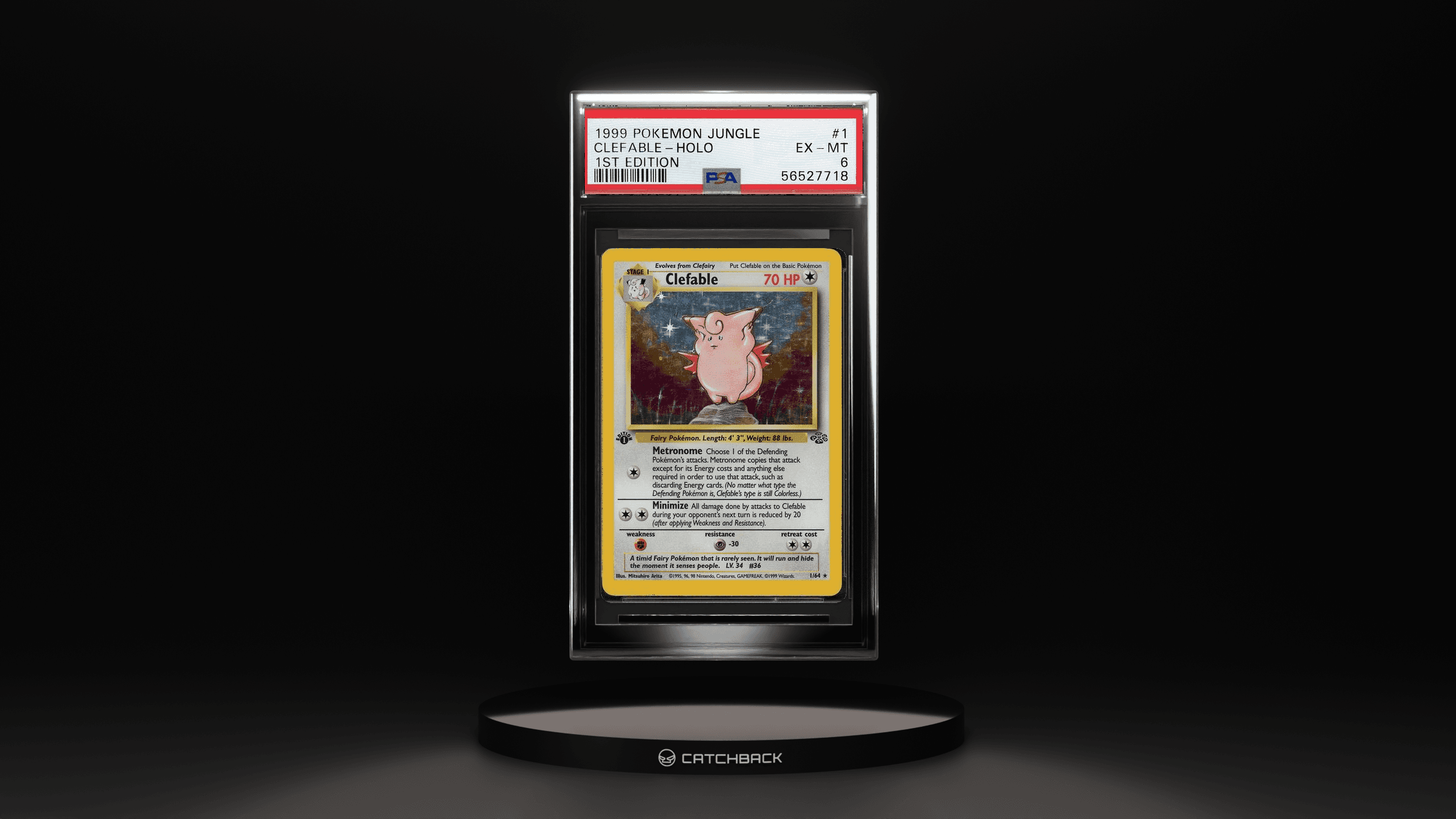 Clefable-holo 1st Edition