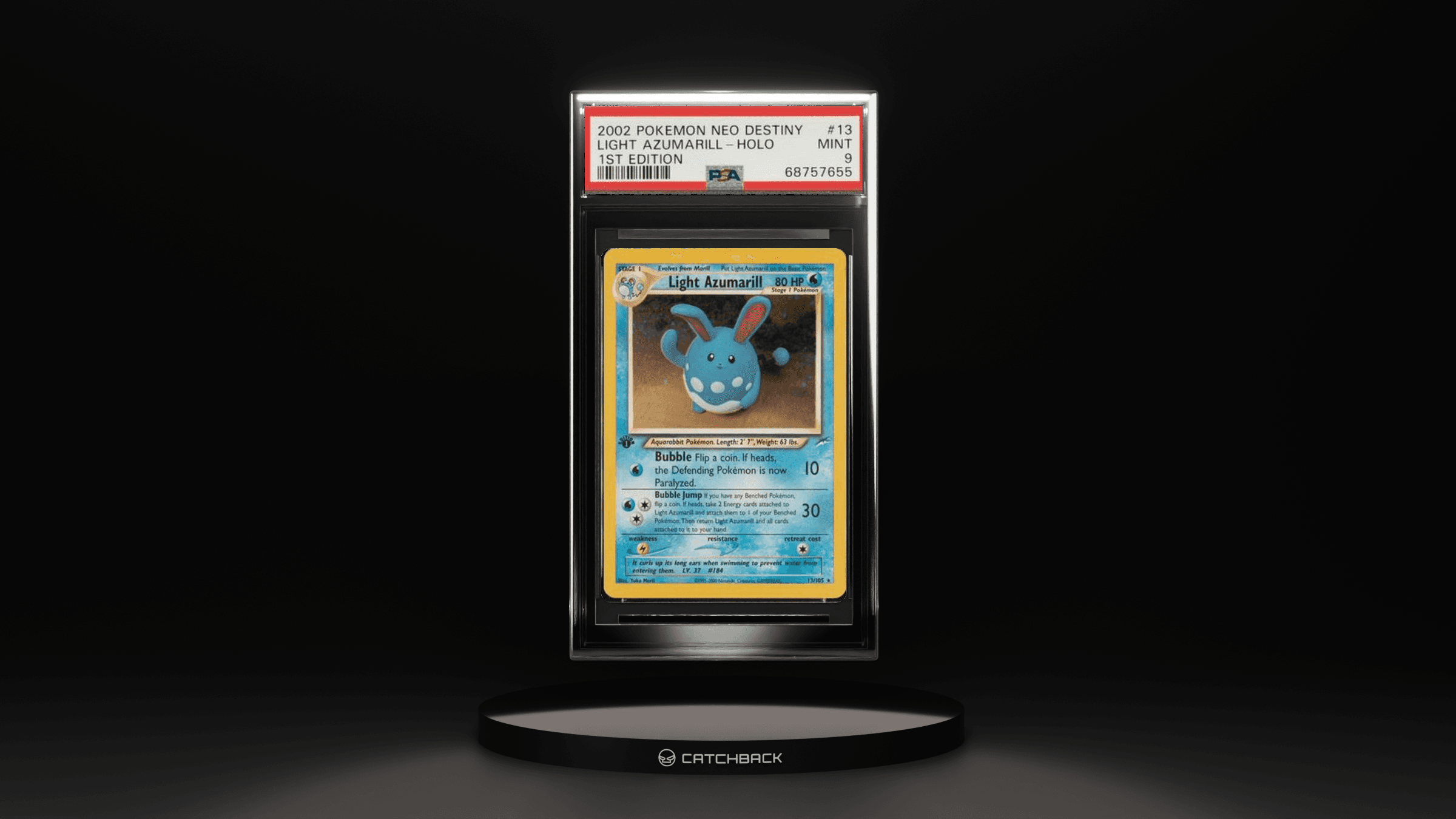 Light Azumarill-holo 1st Edition