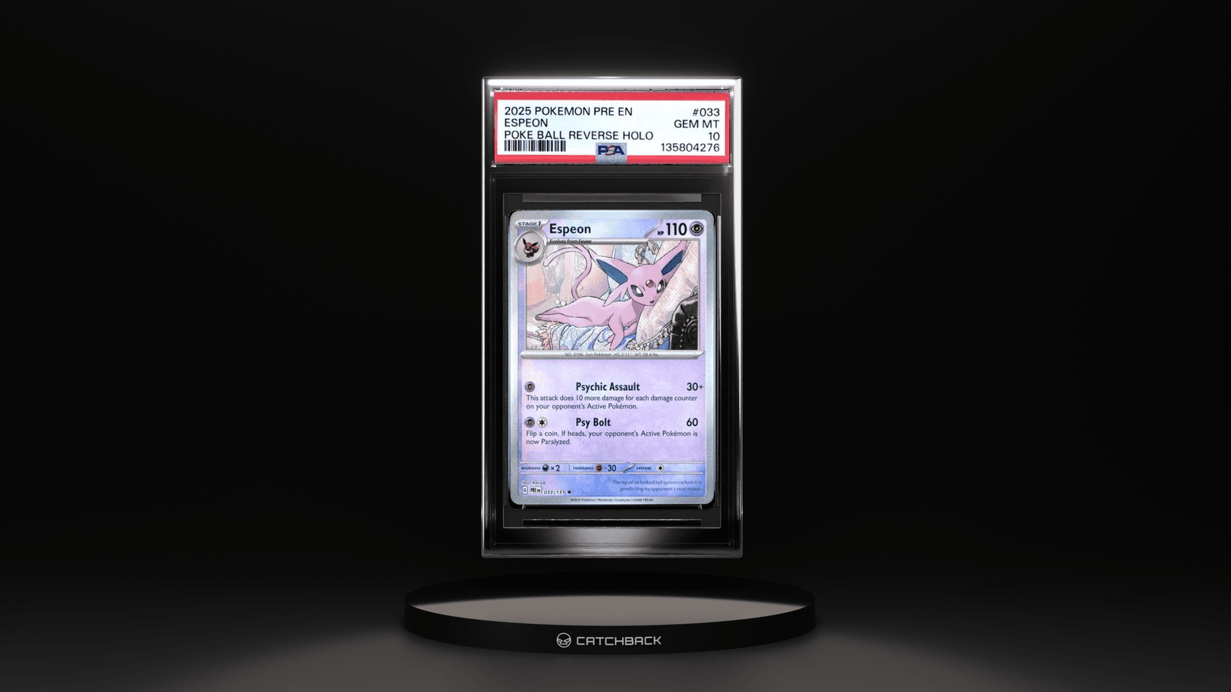 Espeon Poke Ball Reverse Holo