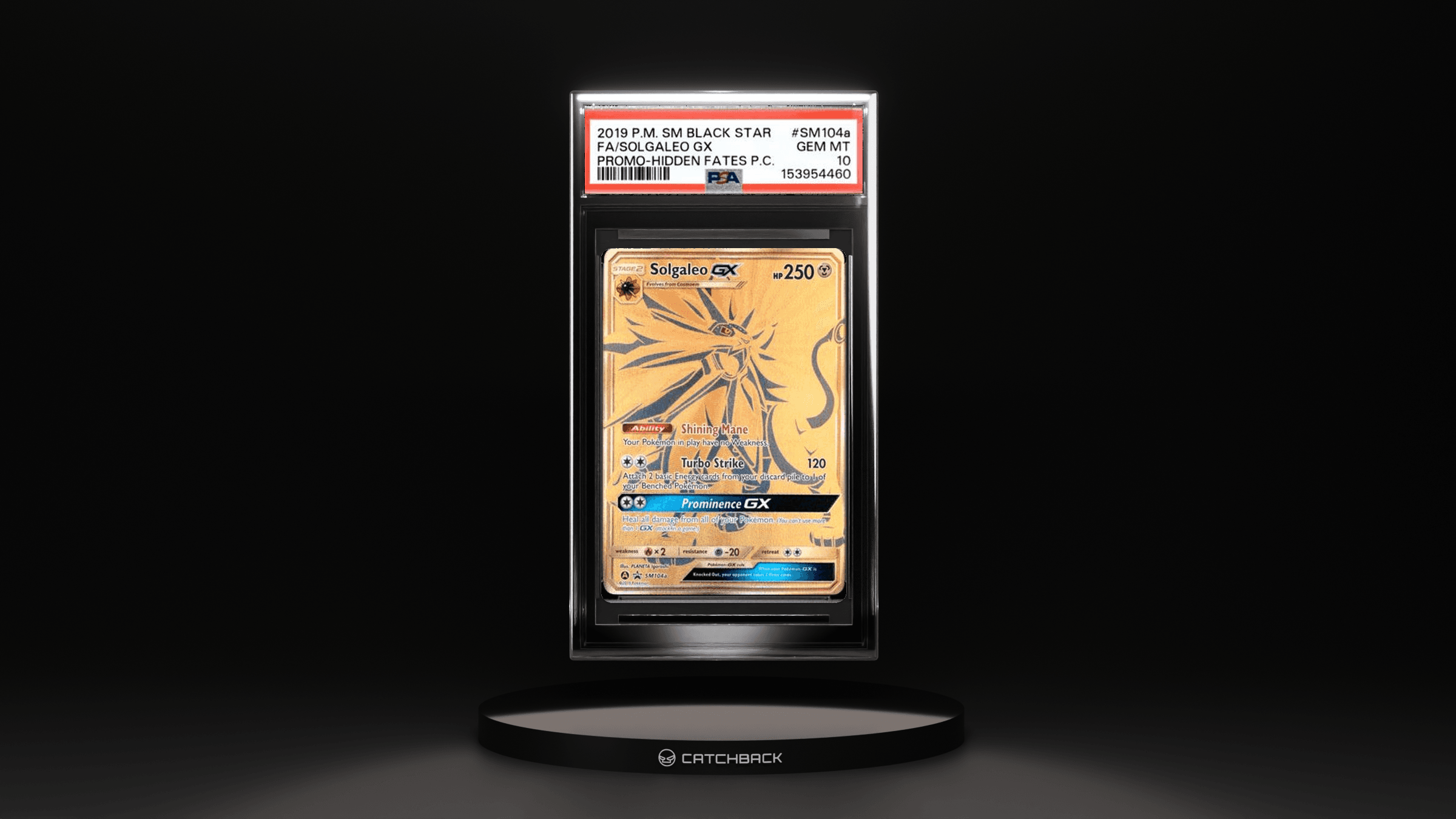 Fa/ Solgaleo Gx Promo-hidden Fates P.c.