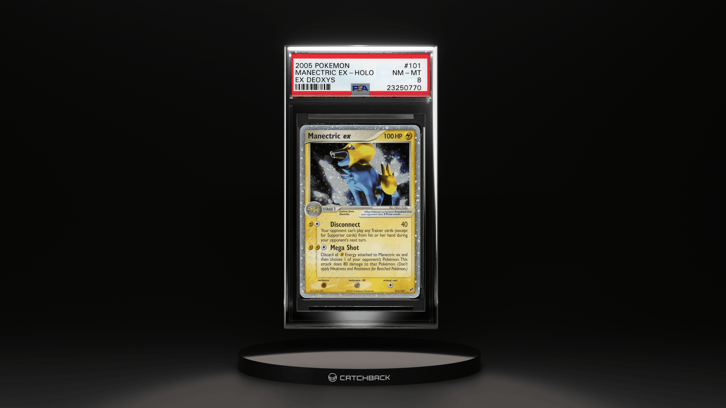Manectric Ex-holo Deoxys