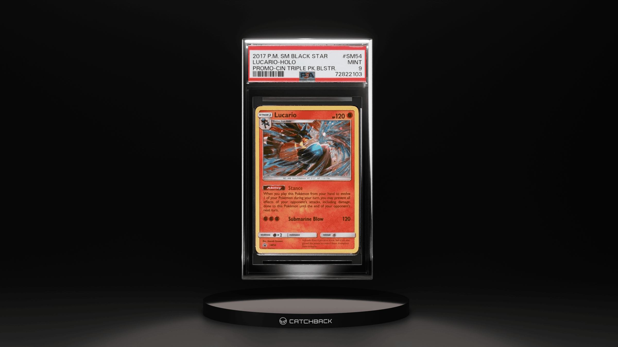 Lucario-holo Promo-cin Triple Pk.blstr.