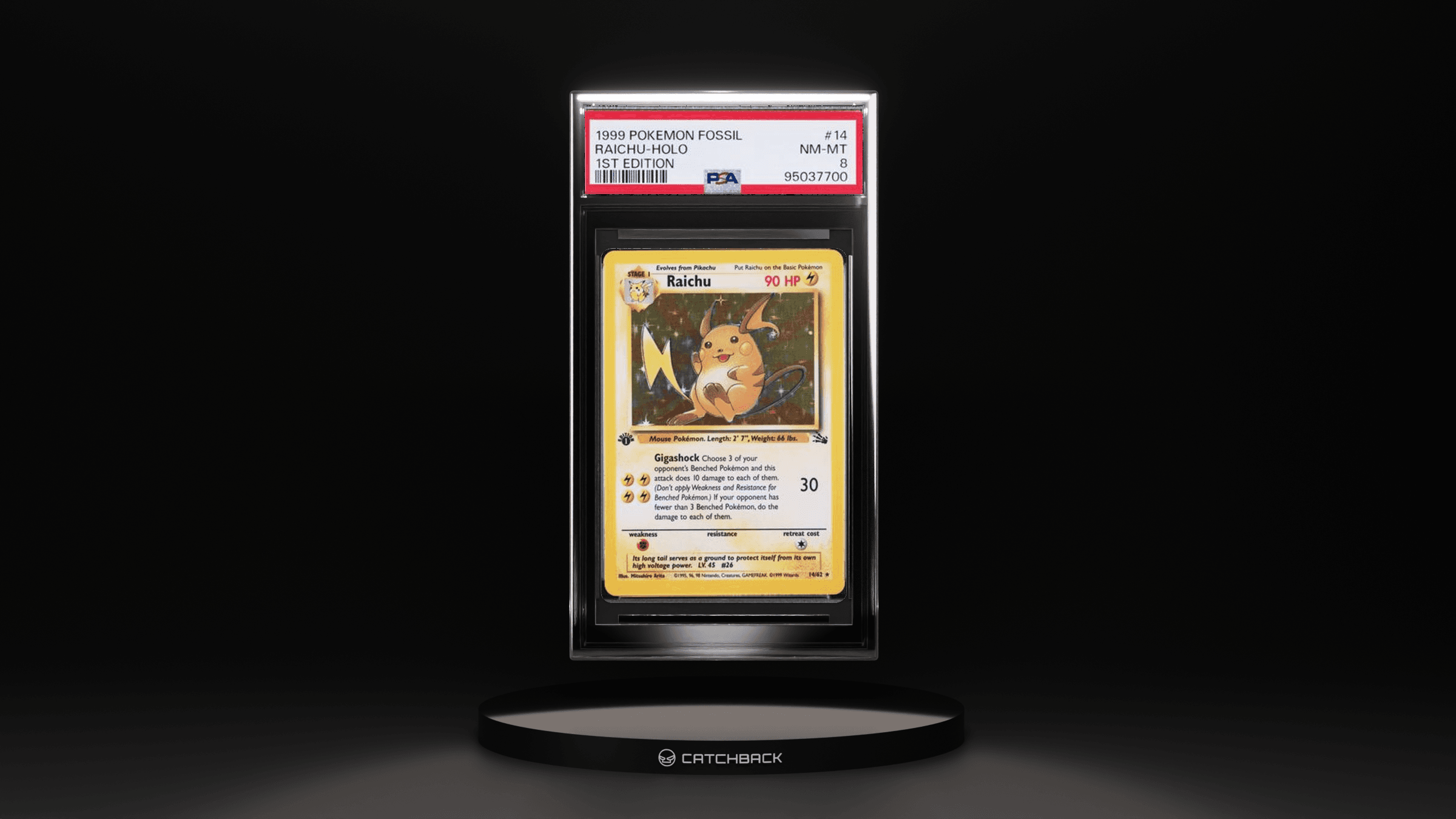 Raichu-holo 1st Edition