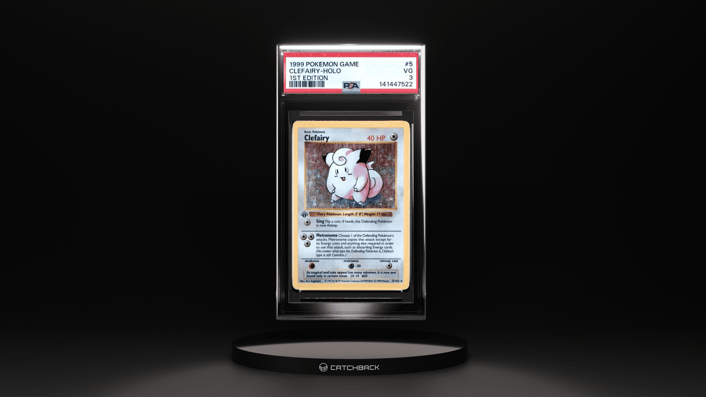 Clefairy-holo 1st Edition