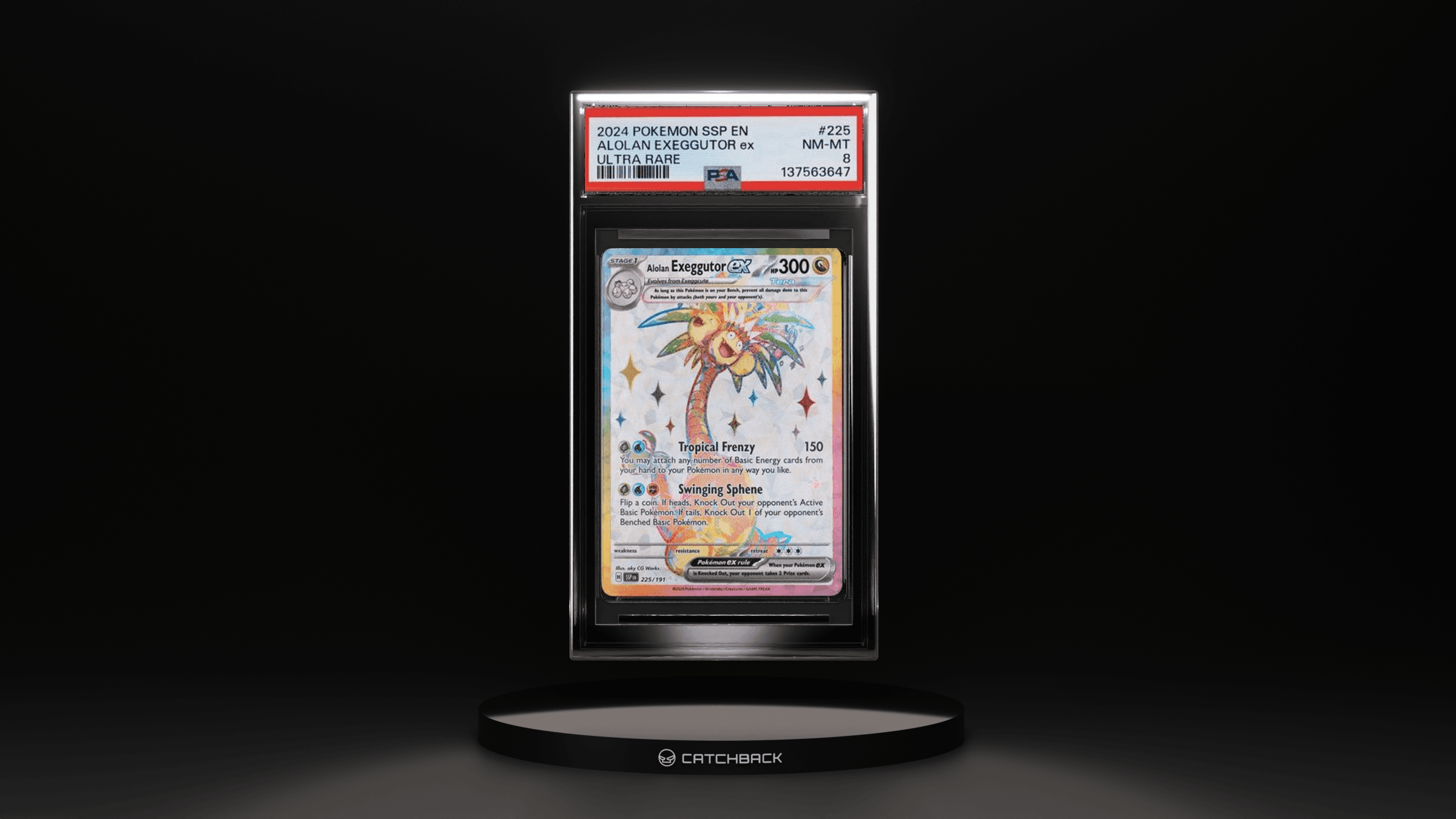 Alolan Exeggutor Ex Ultra Rare