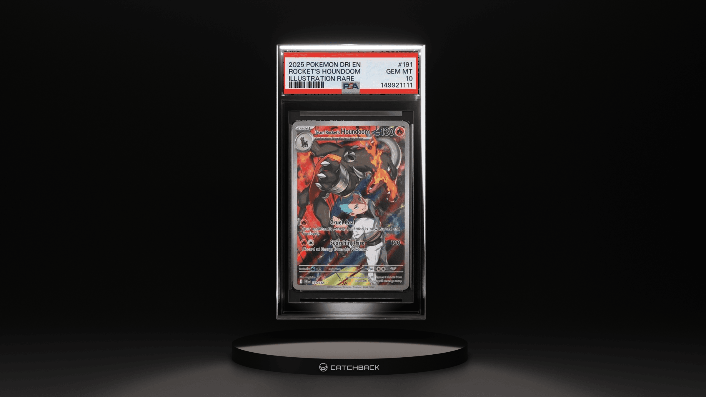 Rocket's Houndoom Illustration Rare
