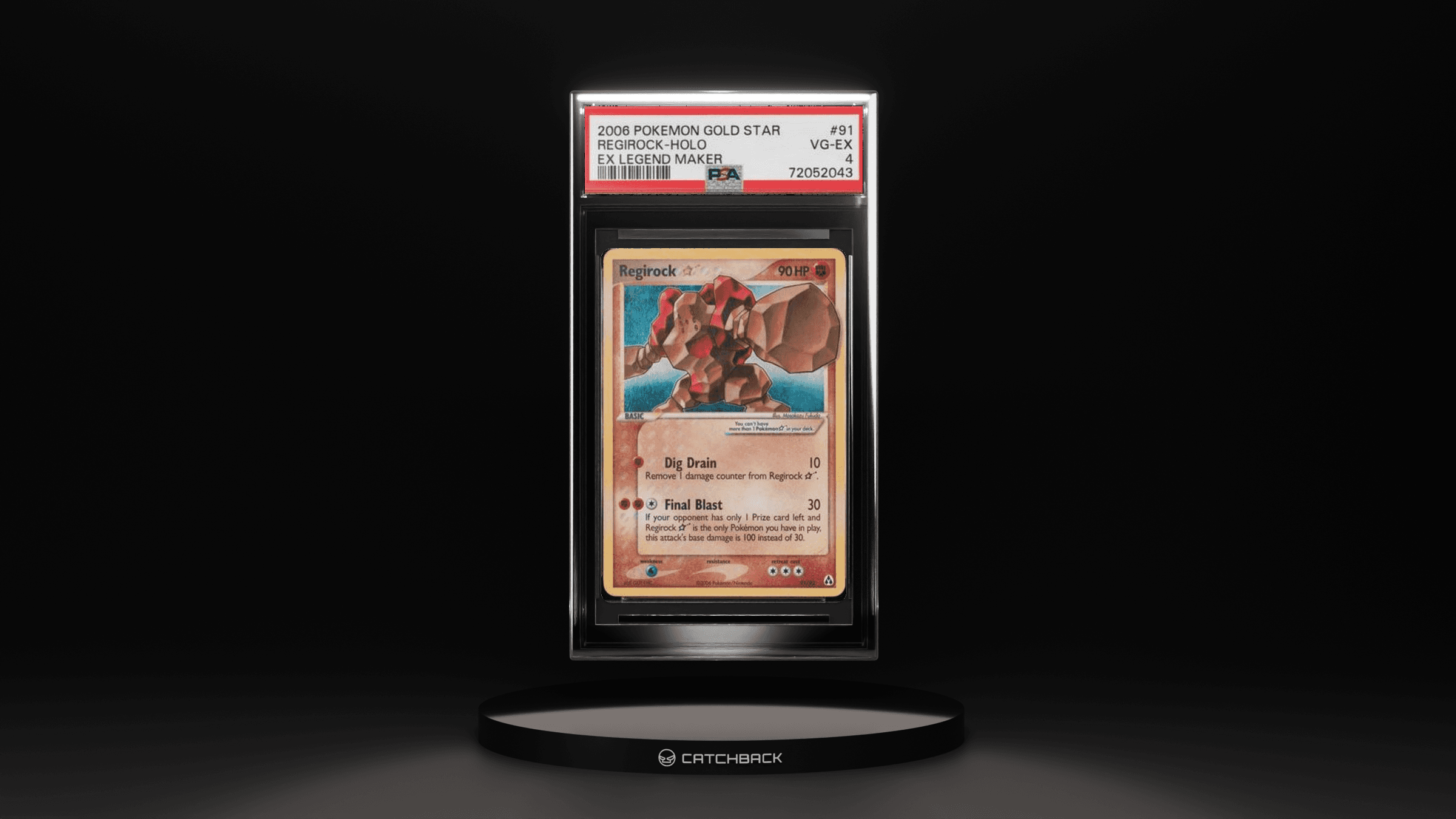 Regirock-holo Ex Legend Maker