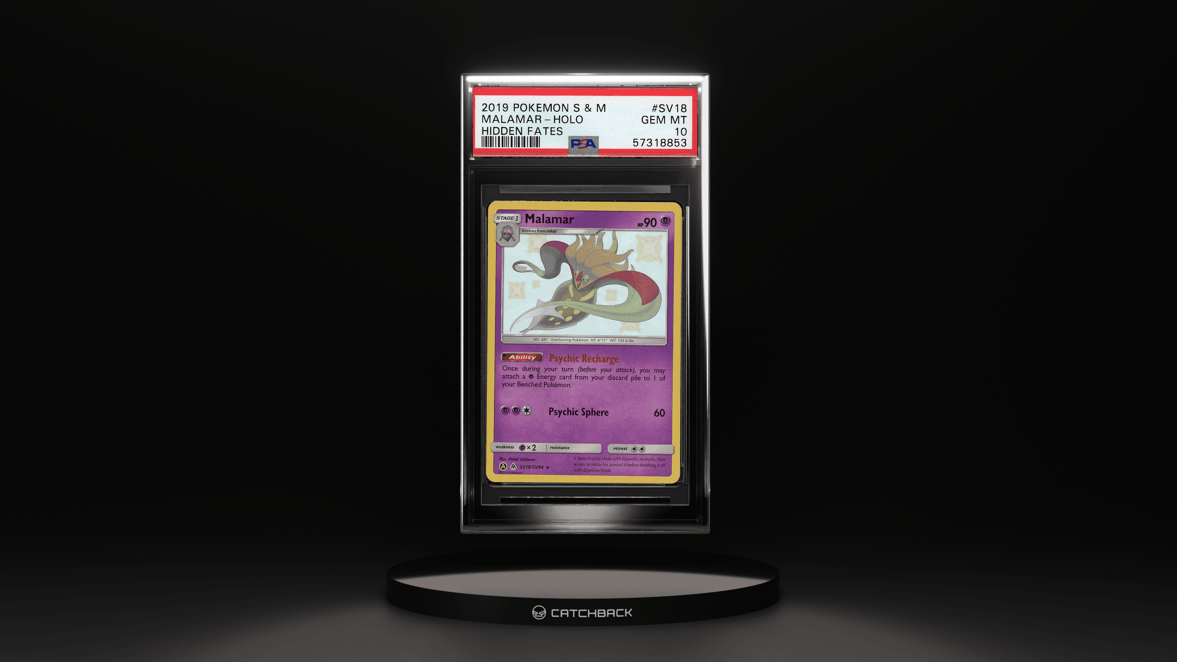 Malamar-holo Hidden Fates