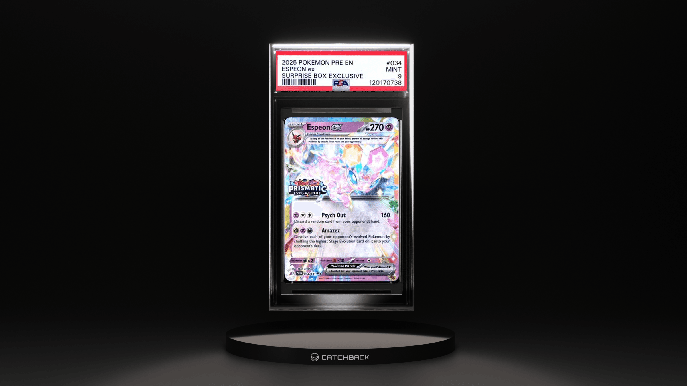 Espeon Ex Surprise Box Exclusive